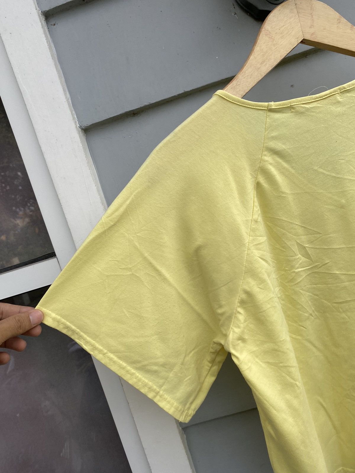 Japanese Brand Petit Berry Tees with Rope Details Word LUCK on The Center Size ONE SIZE - 11 Thumbnail