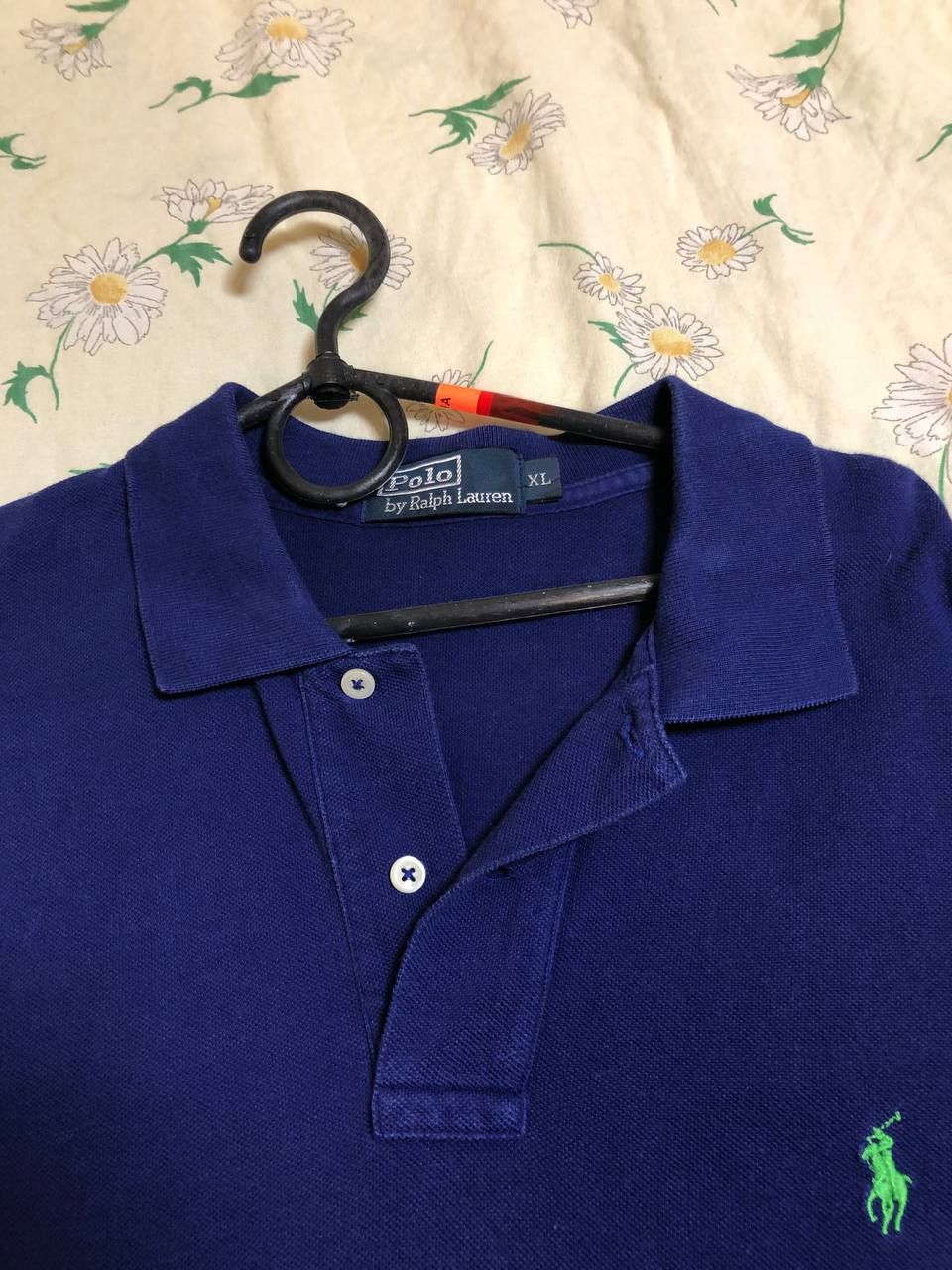 Polo Ralph Lauren Polo Ralph Lauren Mens Navy Cotton Knit Work Golf Polo Shirt Size US XL / EU 56 / 4 - 3 Thumbnail