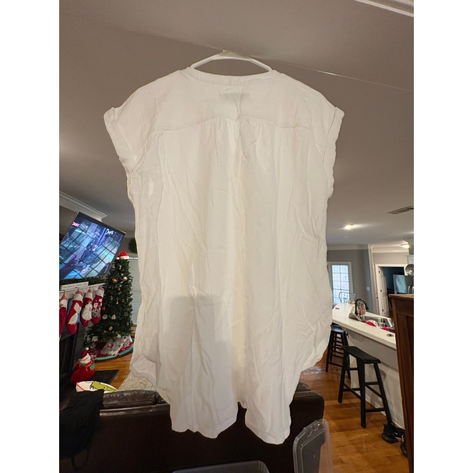 Loft LOFT Women’s Button Front Blouse Size Small Short Sleeve Size S / US 4 / IT 40 - 3 Thumbnail