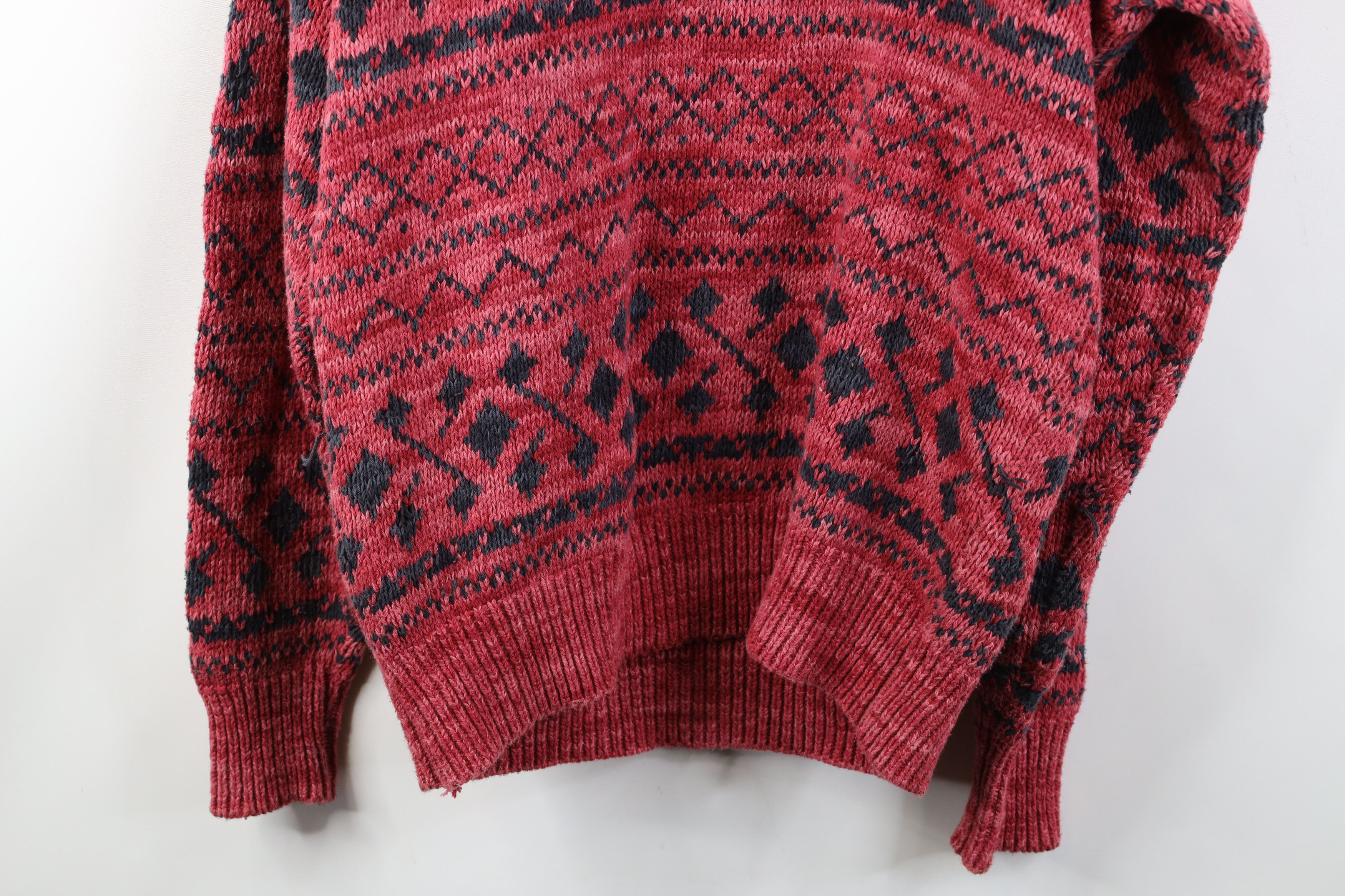 Vintage Vintage 90s Streetwear Fair Isle Knit Crewneck Sweater USA Size US M / EU 48-50 / 2 - 13 Thumbnail
