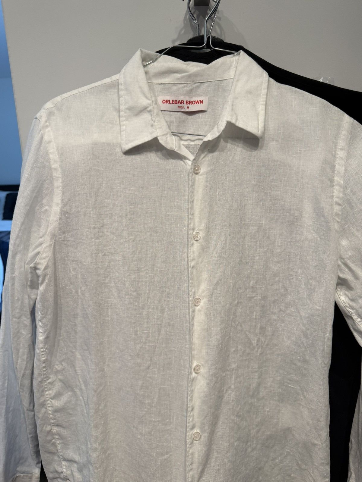 Orlebar Brown Orlebar Brown White Linen Shirt Size US M / EU 48-50 / 2 - 3 Thumbnail