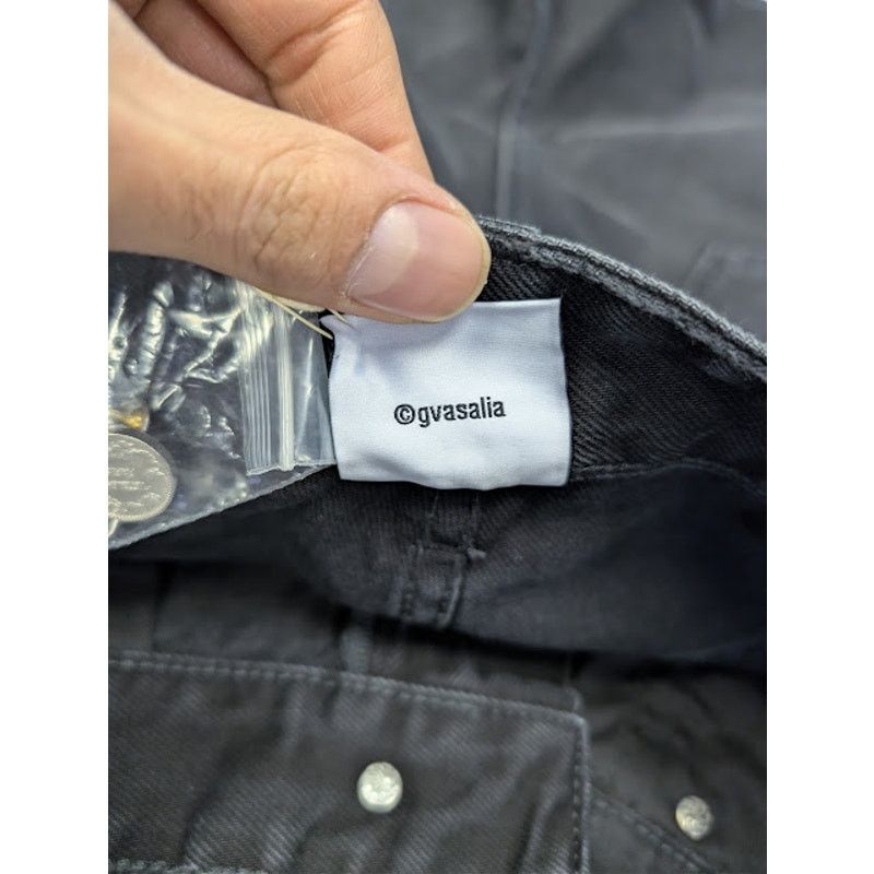 Vetements o1rshd1 Baggy Denim Shorts in Black Size US 30 / EU 46 - 20 Thumbnail