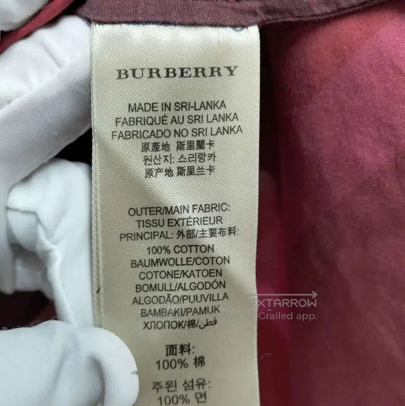 Other Burberry Red Long Sleeve Cotton Shirt. Size XS / US 0-2 / IT 36-38 - 4 Thumbnail