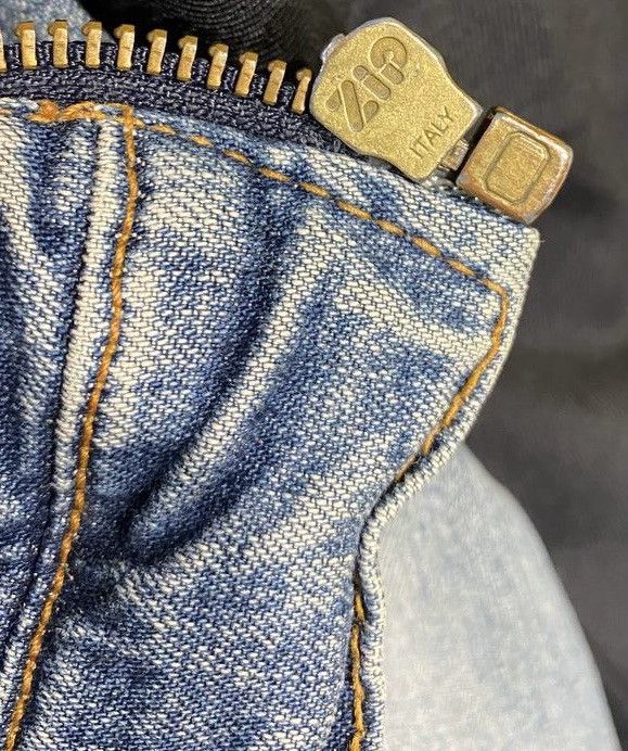 Dolce & Gabbana 💙Dolce&Gabbana Vintage Y2K Denim Zip Jacket Size M / US 6-8 / IT 42-44 - 6 Thumbnail