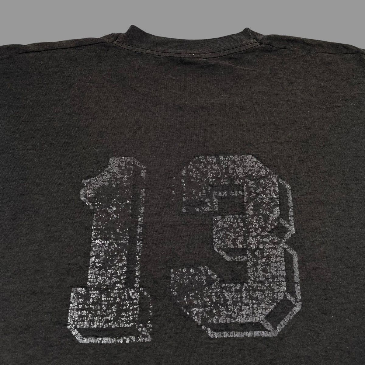 Vintage Vintage 90s faded college t shirt Size US XL / EU 56 / 4 - 4 Thumbnail