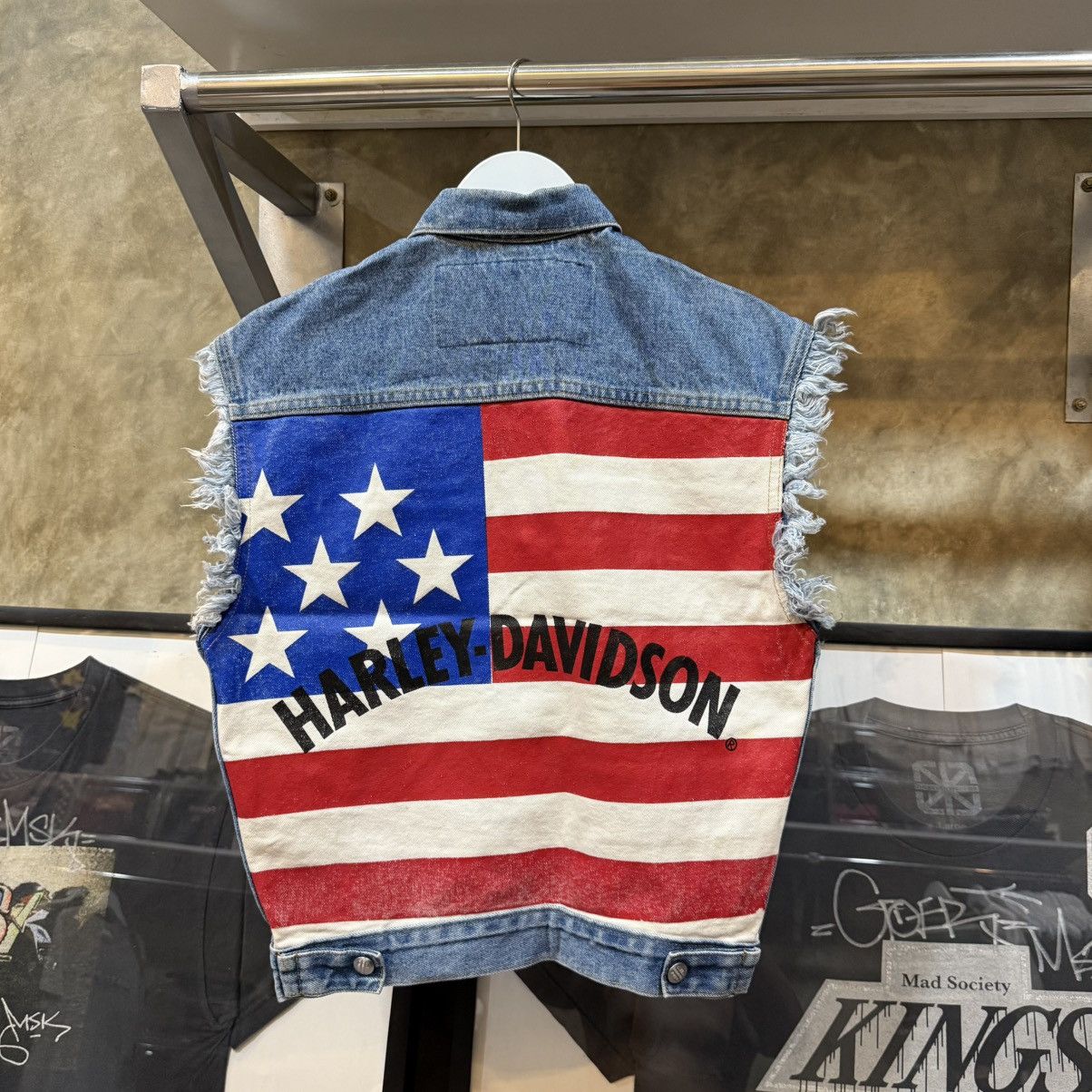 Harley Davidson Harley Davidson Vest American Flag Size US XXL / EU 58 / 5 - 1 Thumbnail