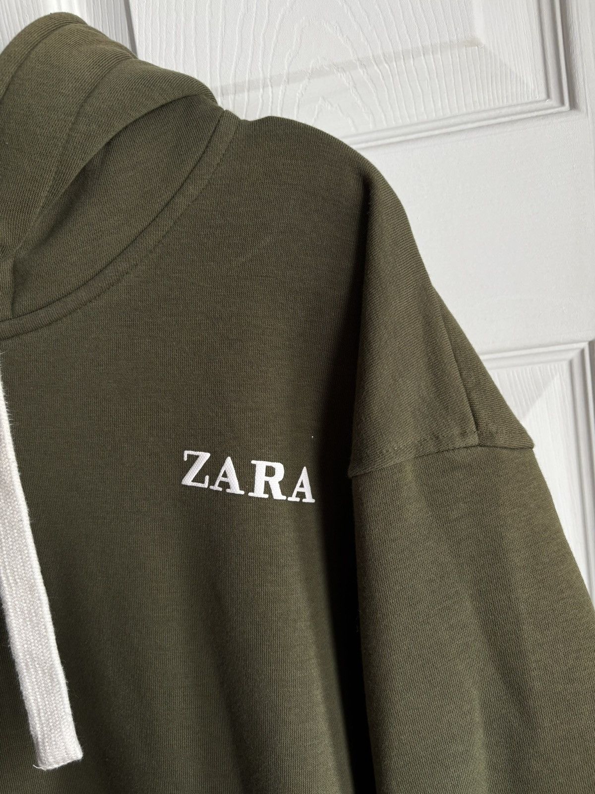 Vintage × Zara Zara Outerwear Vintage Streetwear Hype Green 4XL Hoodie Size US XXL / EU 58 / 5 - 2 Thumbnail