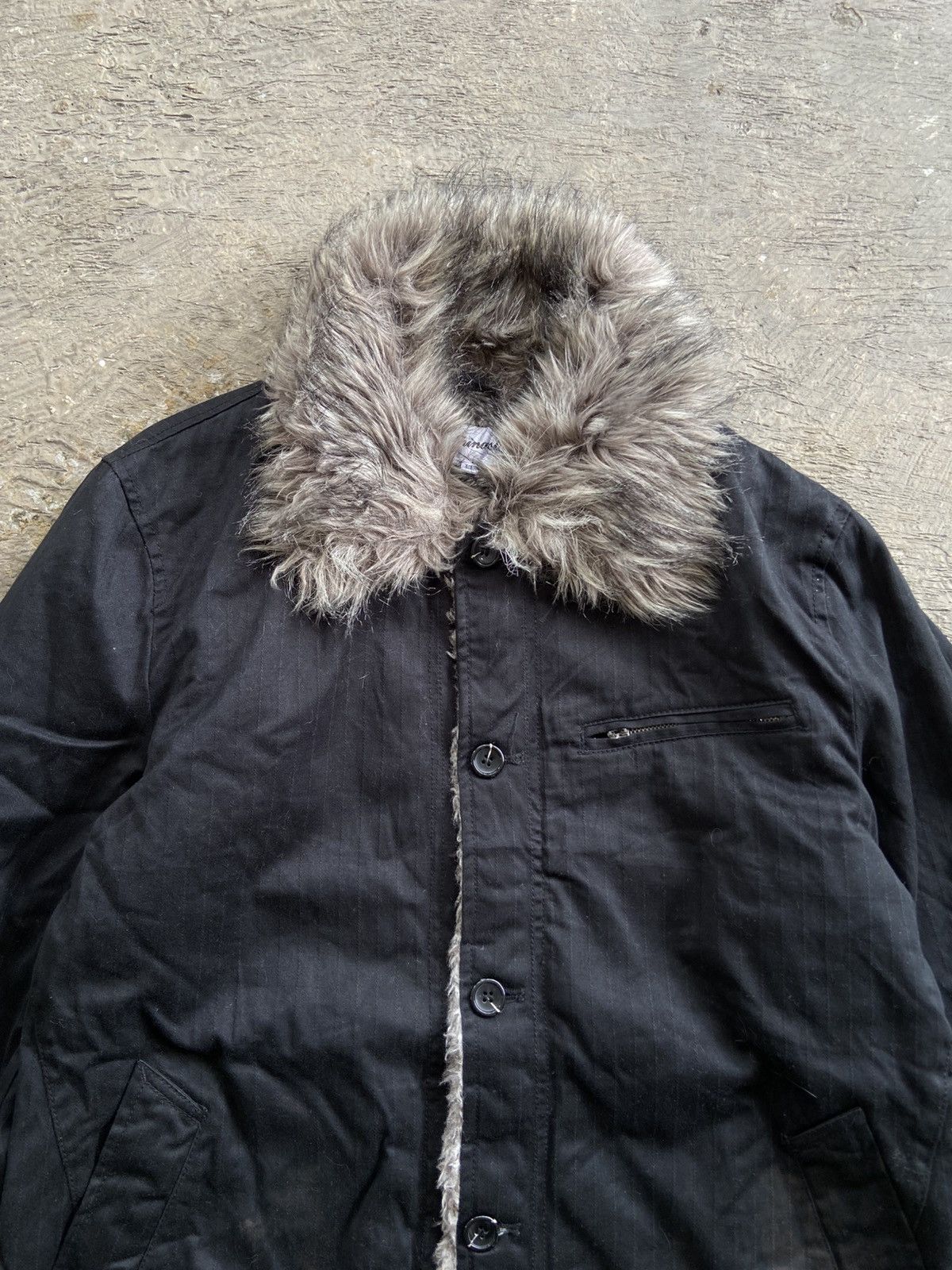 Isamu Katayama Backlash 2000s Spinash - Vkei Apocalypse Style Trim Fur Jacket Size US L / EU 52-54 / 3 - 3 Thumbnail