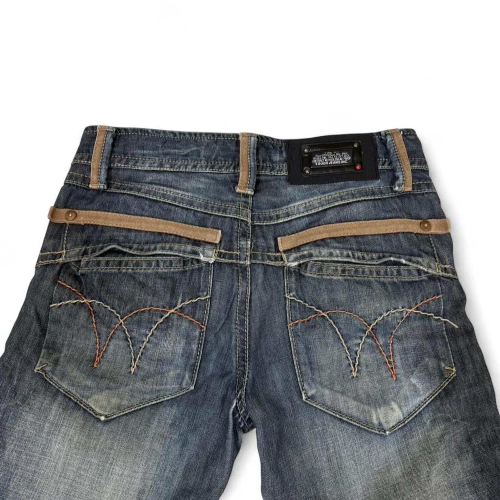 True Religion Y2K Tough jeansmith➕ unique design denim jeans Size US 32 / EU 48 - 4 Thumbnail
