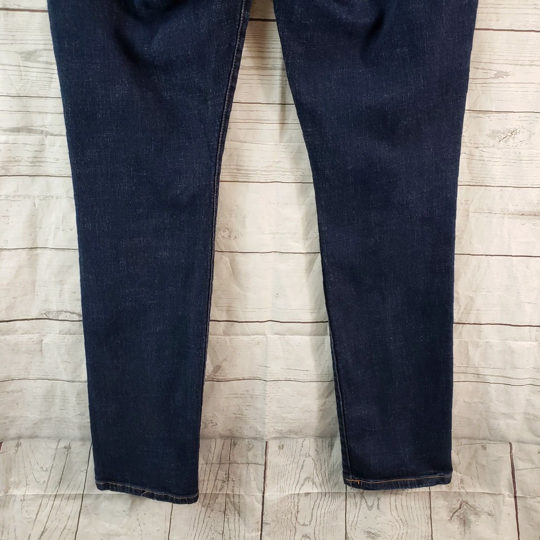 Vintage Cabi 3386 Womens High Straight Jeans Sz 4 Blue Dark Wash Size 27" / US 4 / IT 40 - 5 Thumbnail