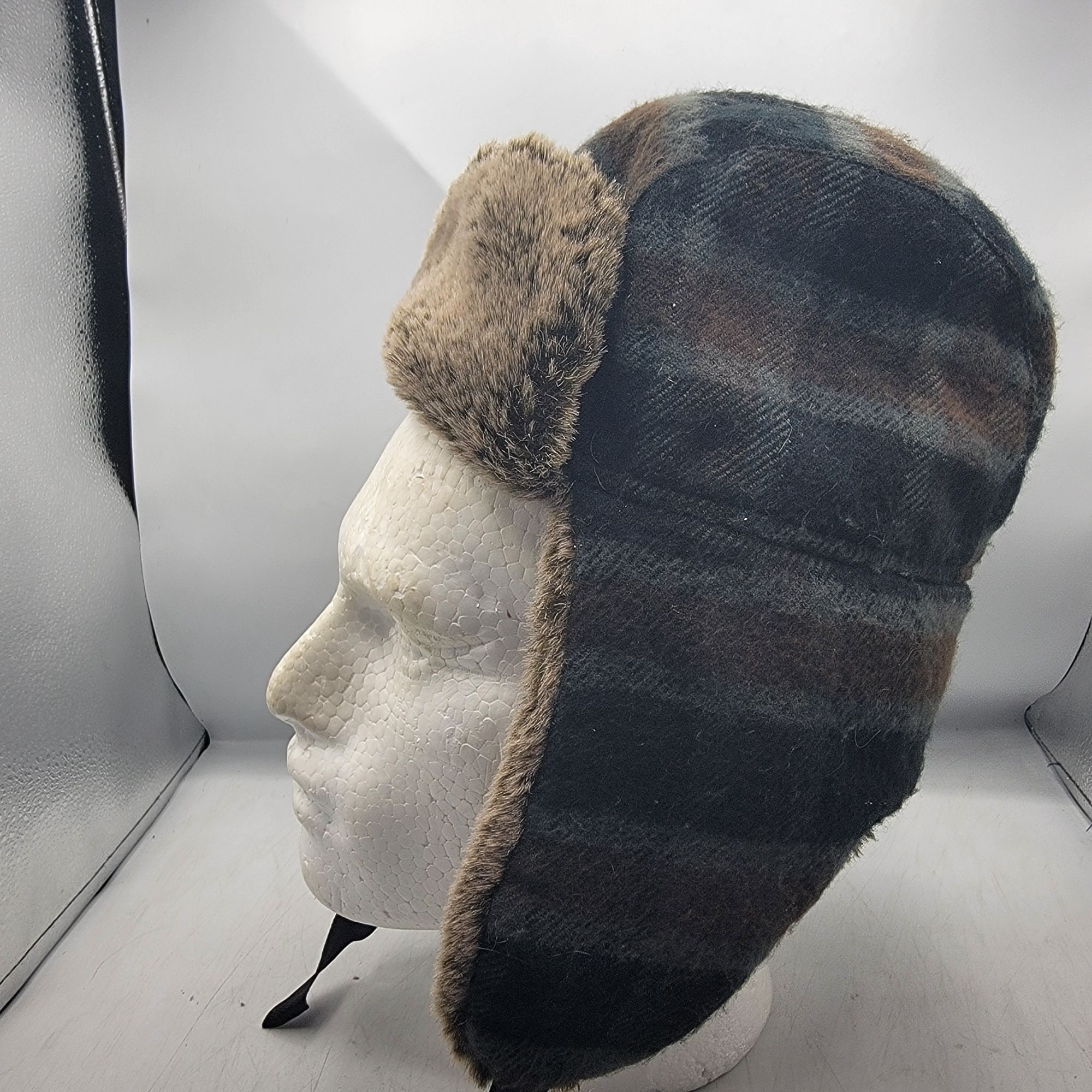 Other Dorfman Pacific Co Adults Small Medium Plaid Aviator Hat Win Size ONE SIZE - 3 Thumbnail