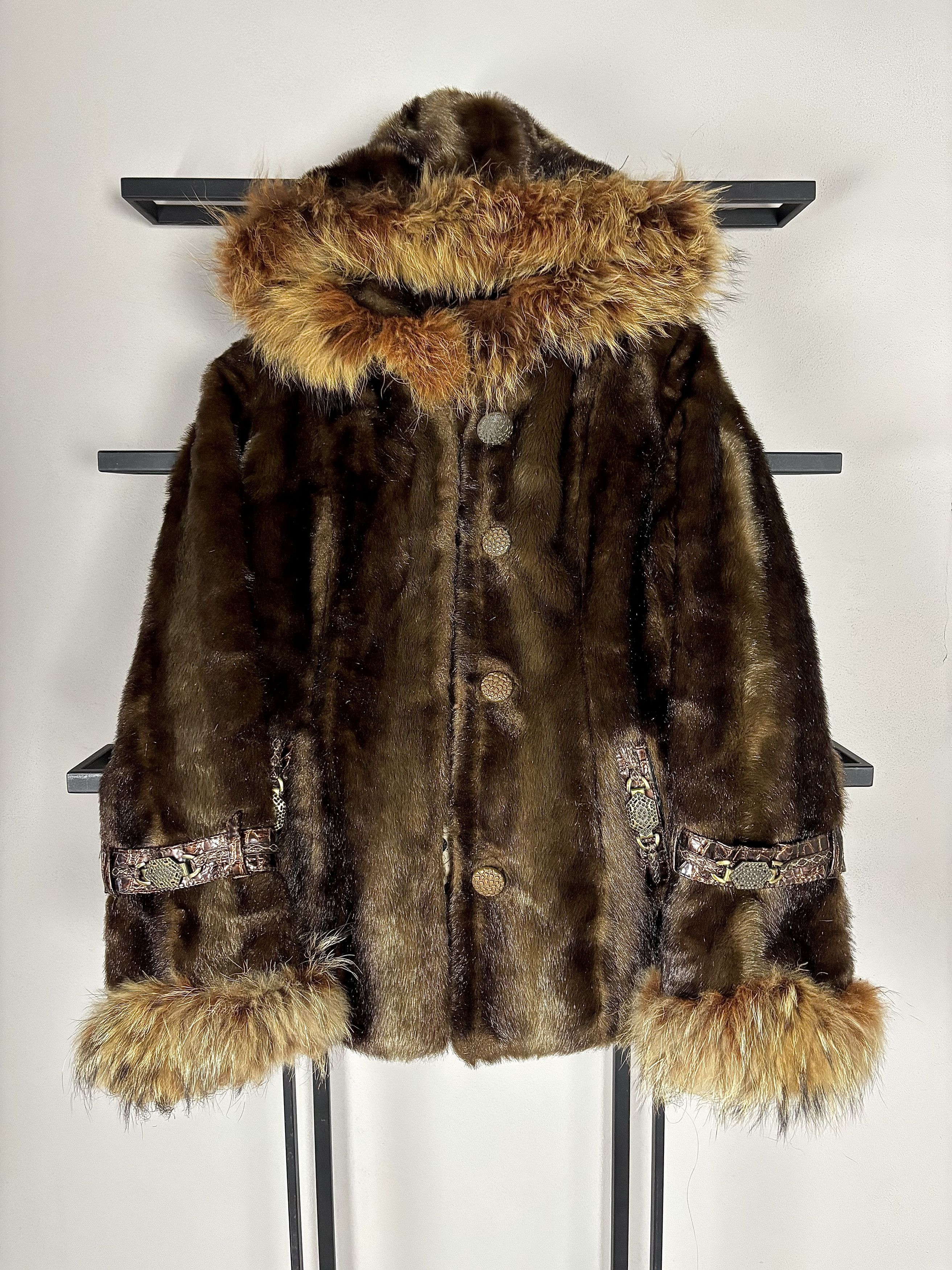 Yohji Yamamoto 80-90S YOHJI YAMAMOTO STYLE LUXURY FAUX FUR COAT JACKET Size M / US 6-8 / IT 42-44 - 2 Thumbnail