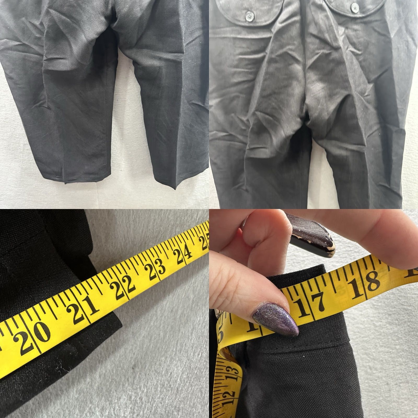 Sandro Sandro Capri Pants Womens 12 Linen Loose Casual Preppy Minimalist Quiet Luxury Size 34" / US 12 / IT 48 - 8 Thumbnail