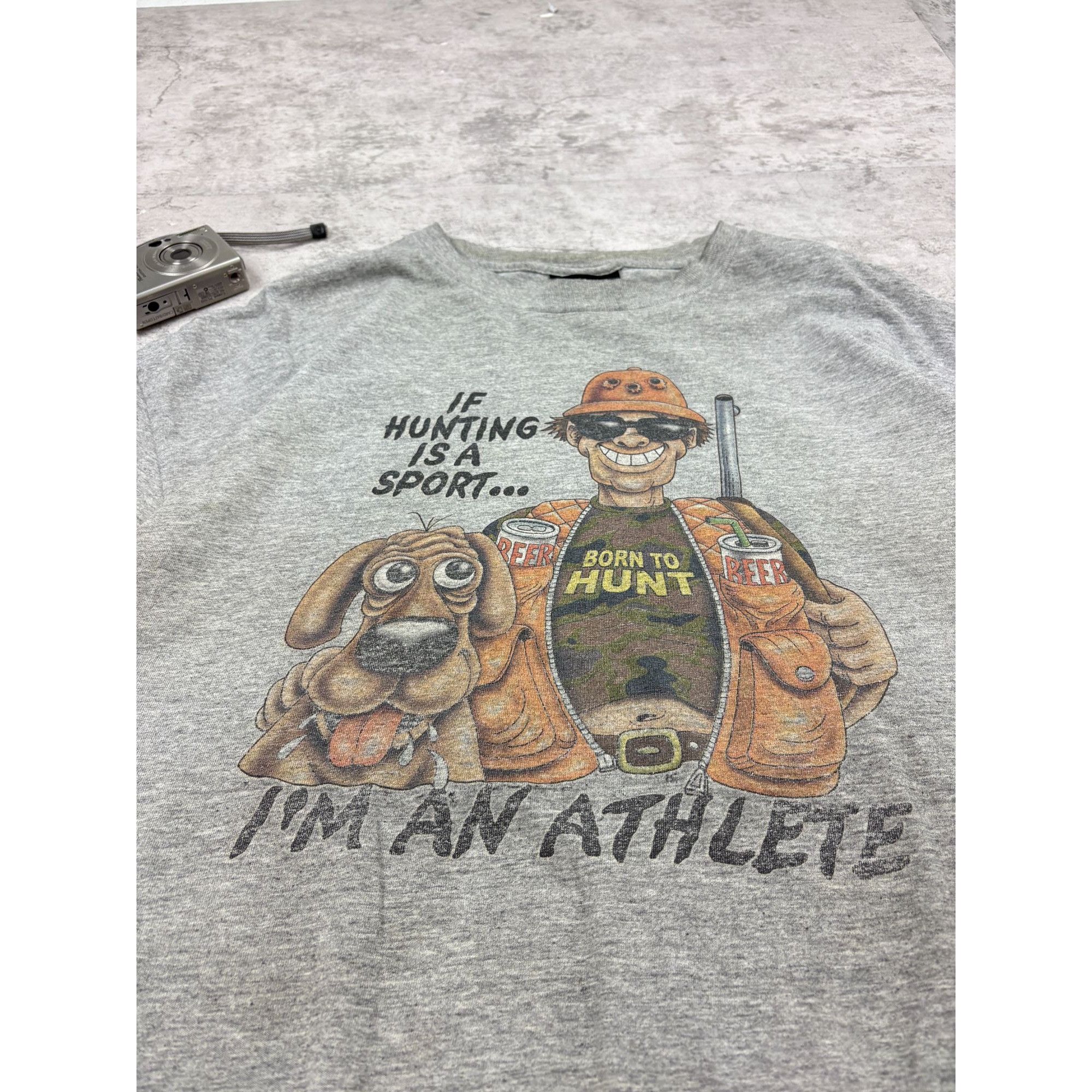 Other Vintage 90s I’m An Athlete Graphic T Size US XXL / EU 58 / 5 - 2 Thumbnail