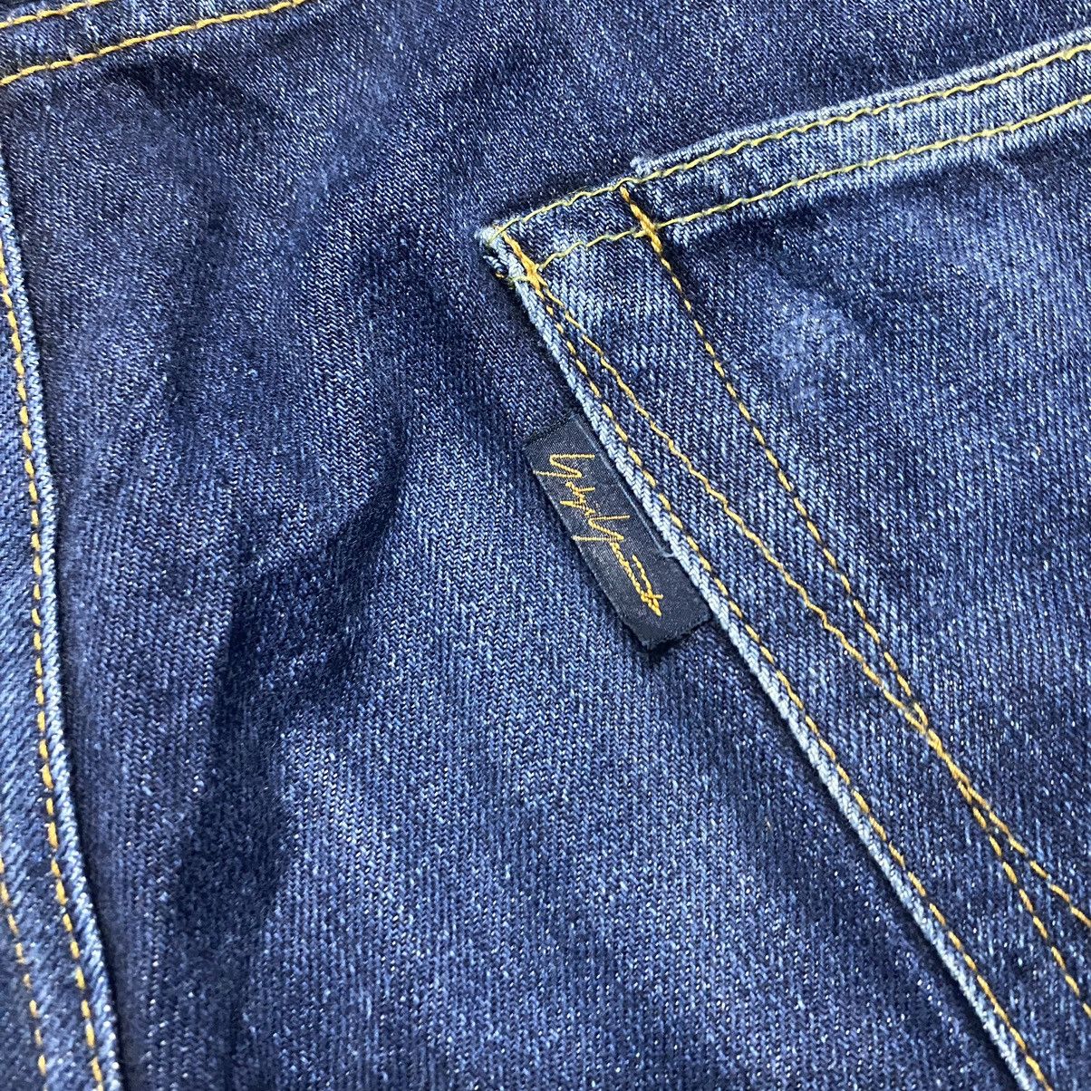 Yohji Yamamoto Vintage Yohji Yamamoto Pour Homme Asymmetrical Cropped Jeans Size US 32 / EU 48 - 21 Thumbnail