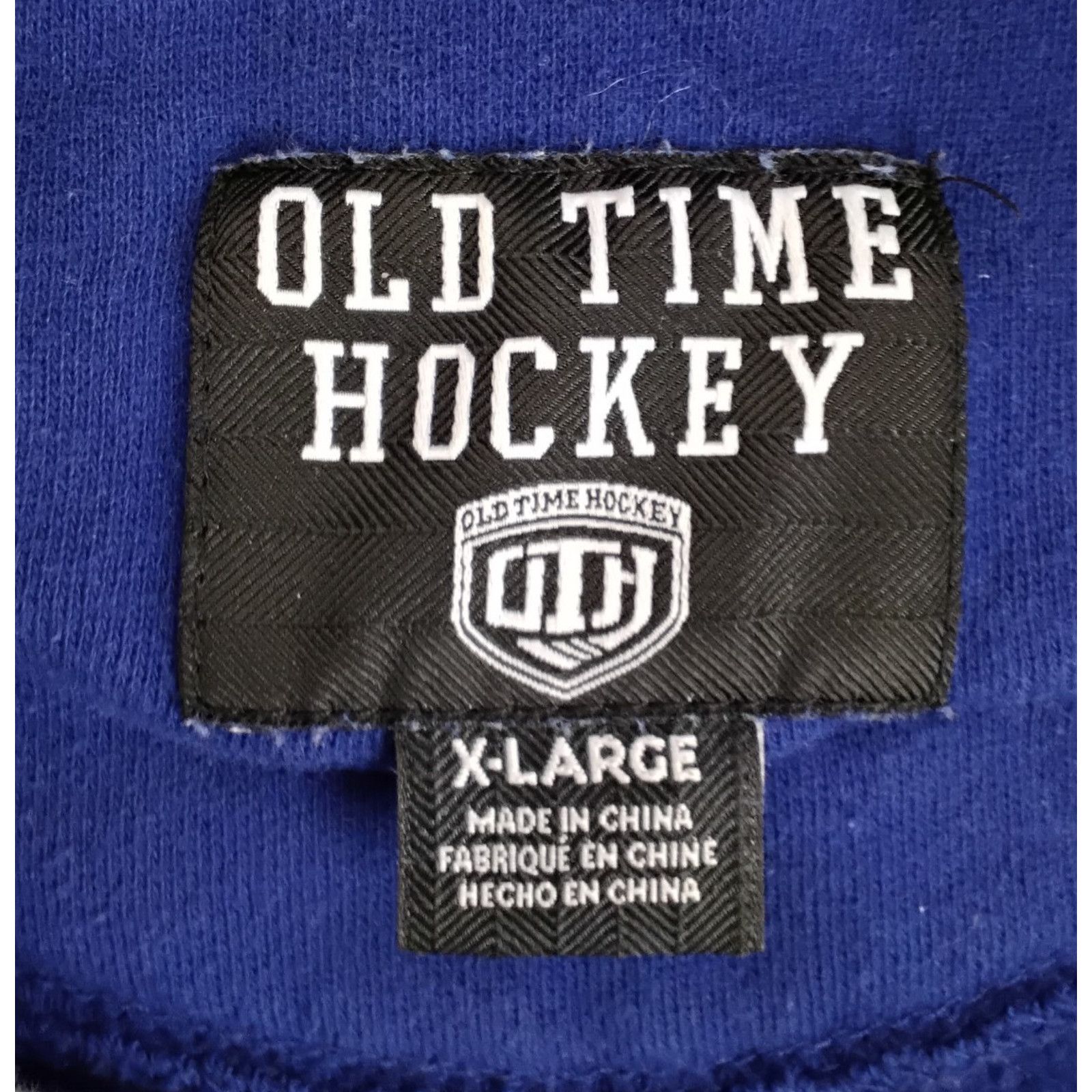 Other Old Time Hockey New York Rangers Hoodie Men XL Blue Applique Size US XL / EU 56 / 4 - 8 Thumbnail