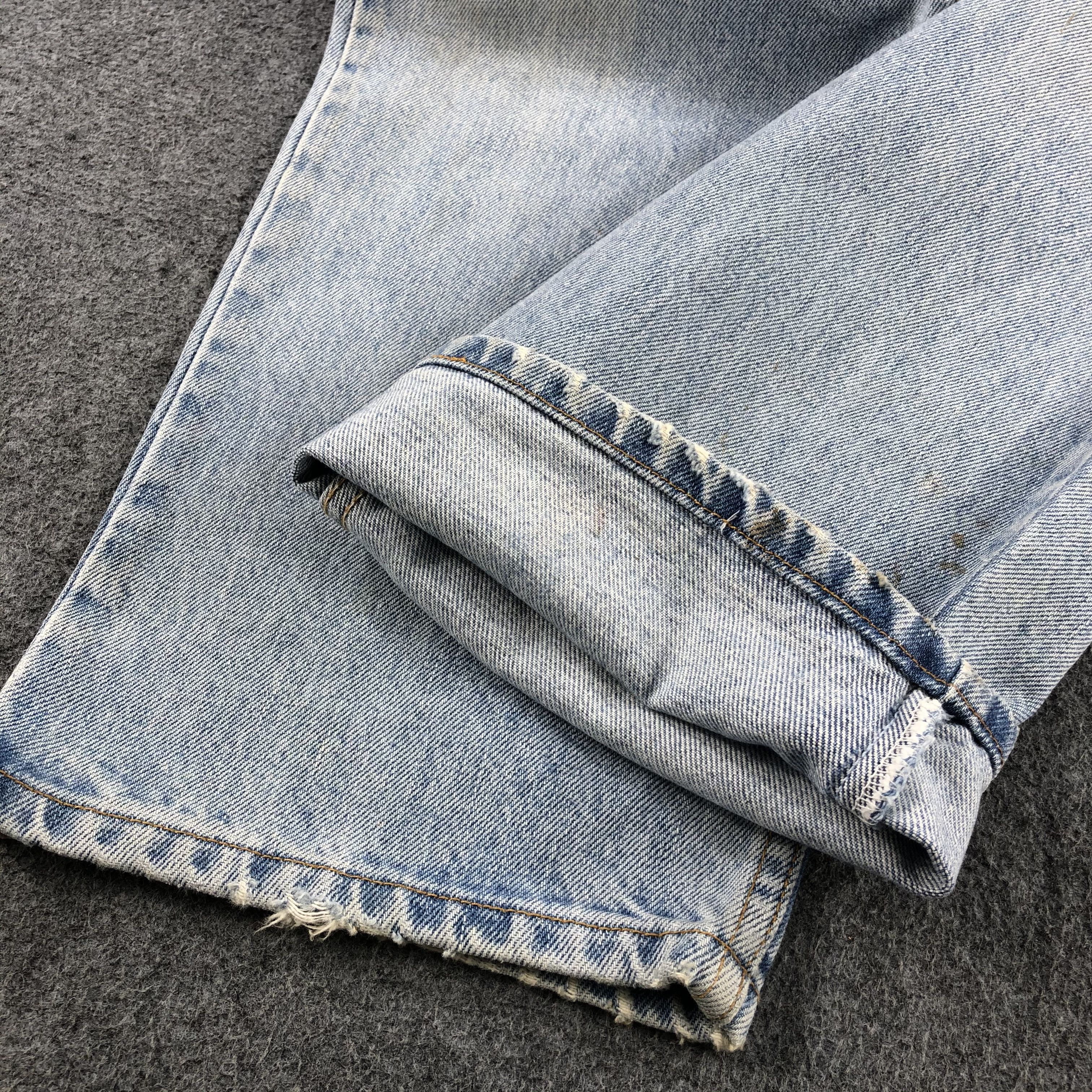 Levi's Vintage 90s Light Wash Levis 550 Jeans-J1993 Size US 34 / EU 50 - 7 Thumbnail