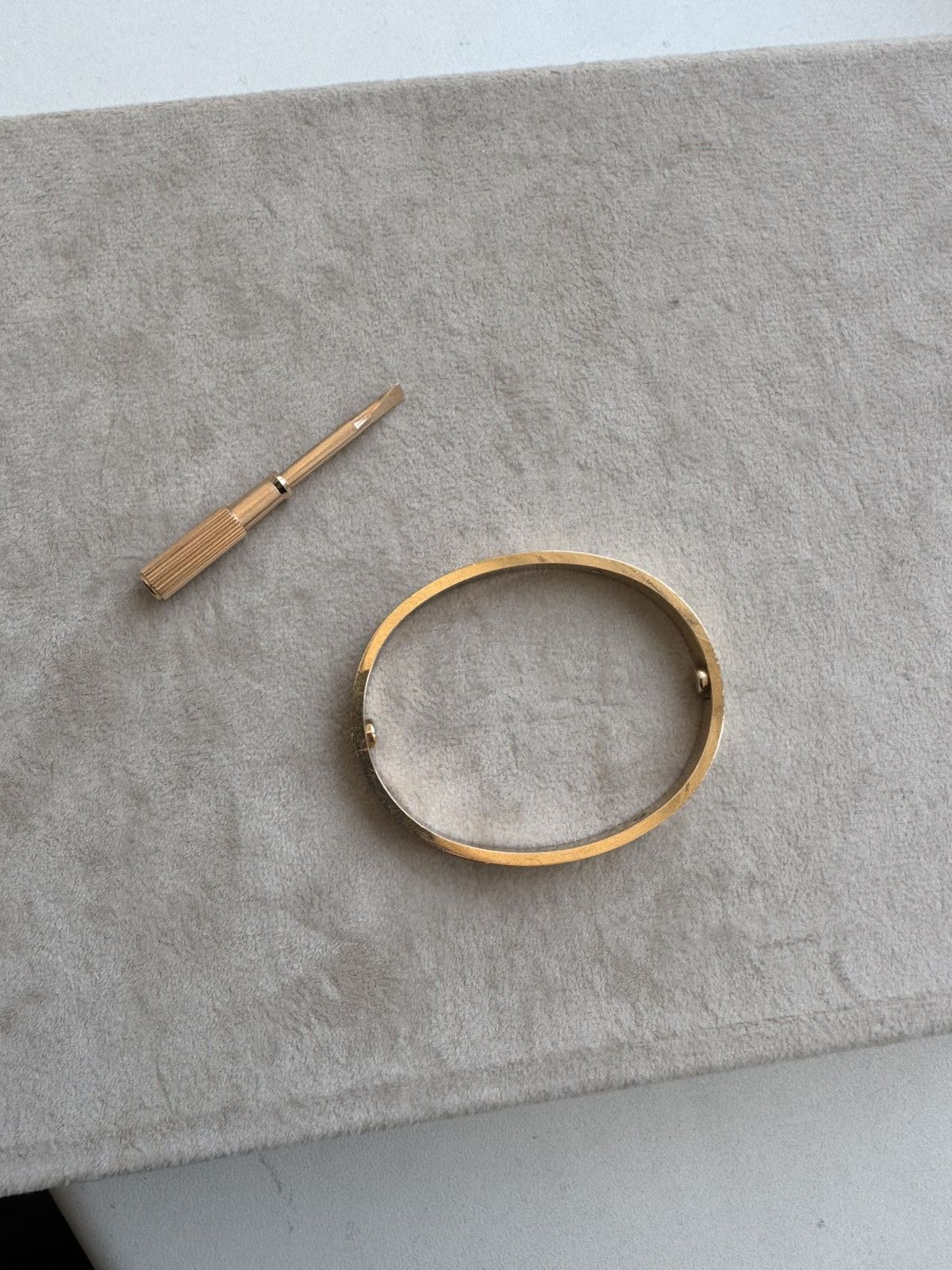Cartier Cartier Love Bracelet 4 Diamonds Size ONE SIZE - 13 Thumbnail