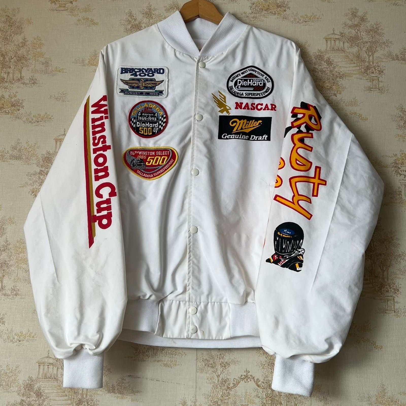 Other Vtg 1996 Rusty Wallace Miller NASCAR Jacket | USA Made | XL Size US XL / EU 56 / 4 - 2 Thumbnail
