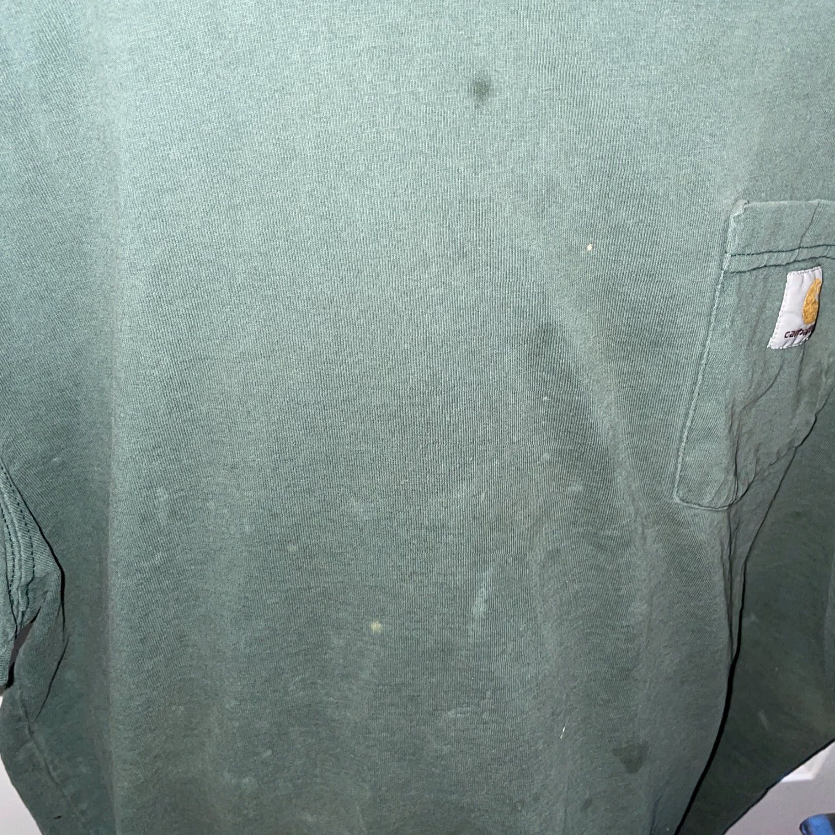 Carhartt VINTAGE Carhartt Shirt Mens L Green Distressed T-Shirt Size US L / EU 52-54 / 3 - 5 Thumbnail