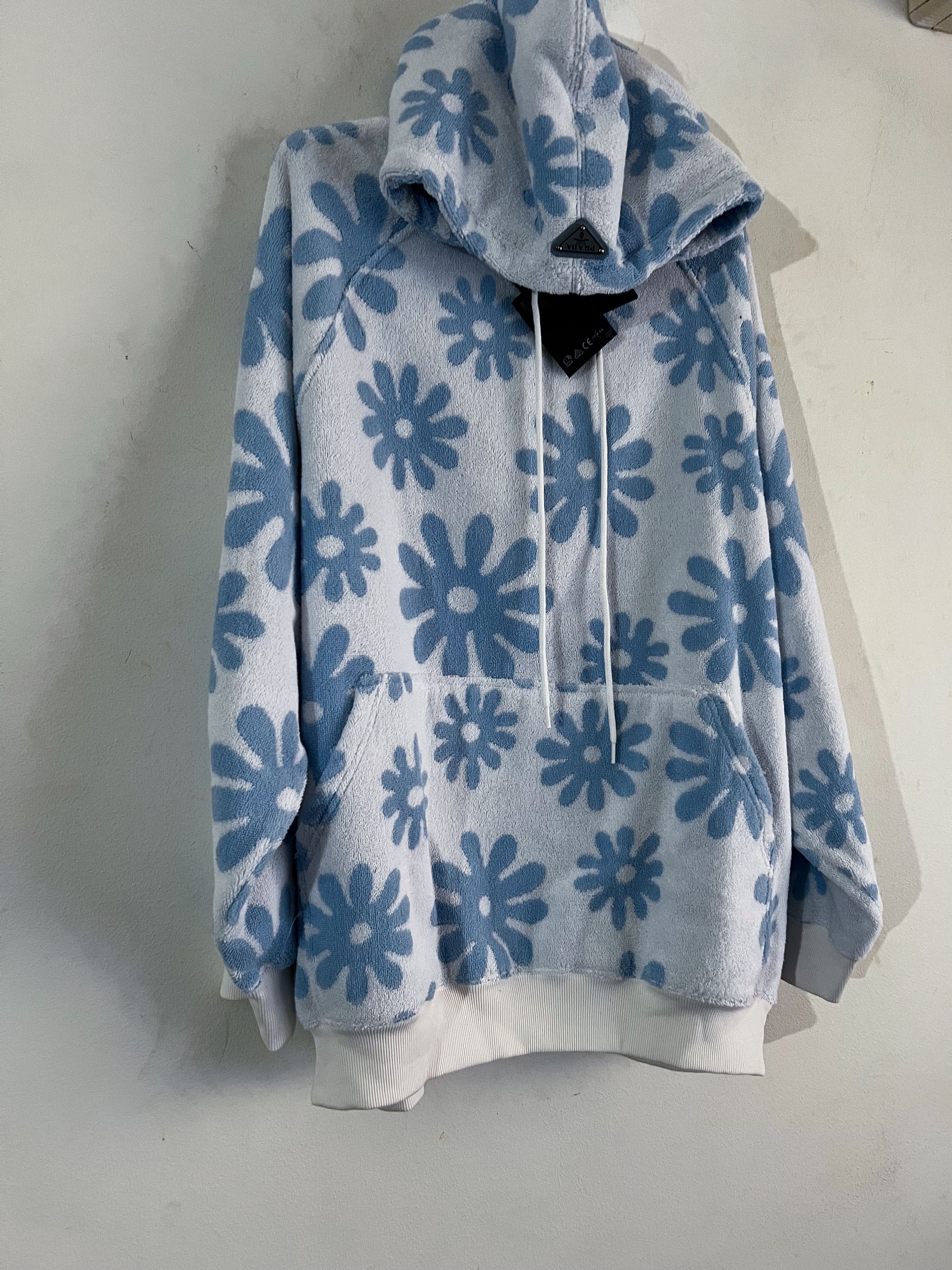 Prada PRINTED TERRY-COTTON HOODIE Size US S / EU 44-46 / 1 - 6 Thumbnail