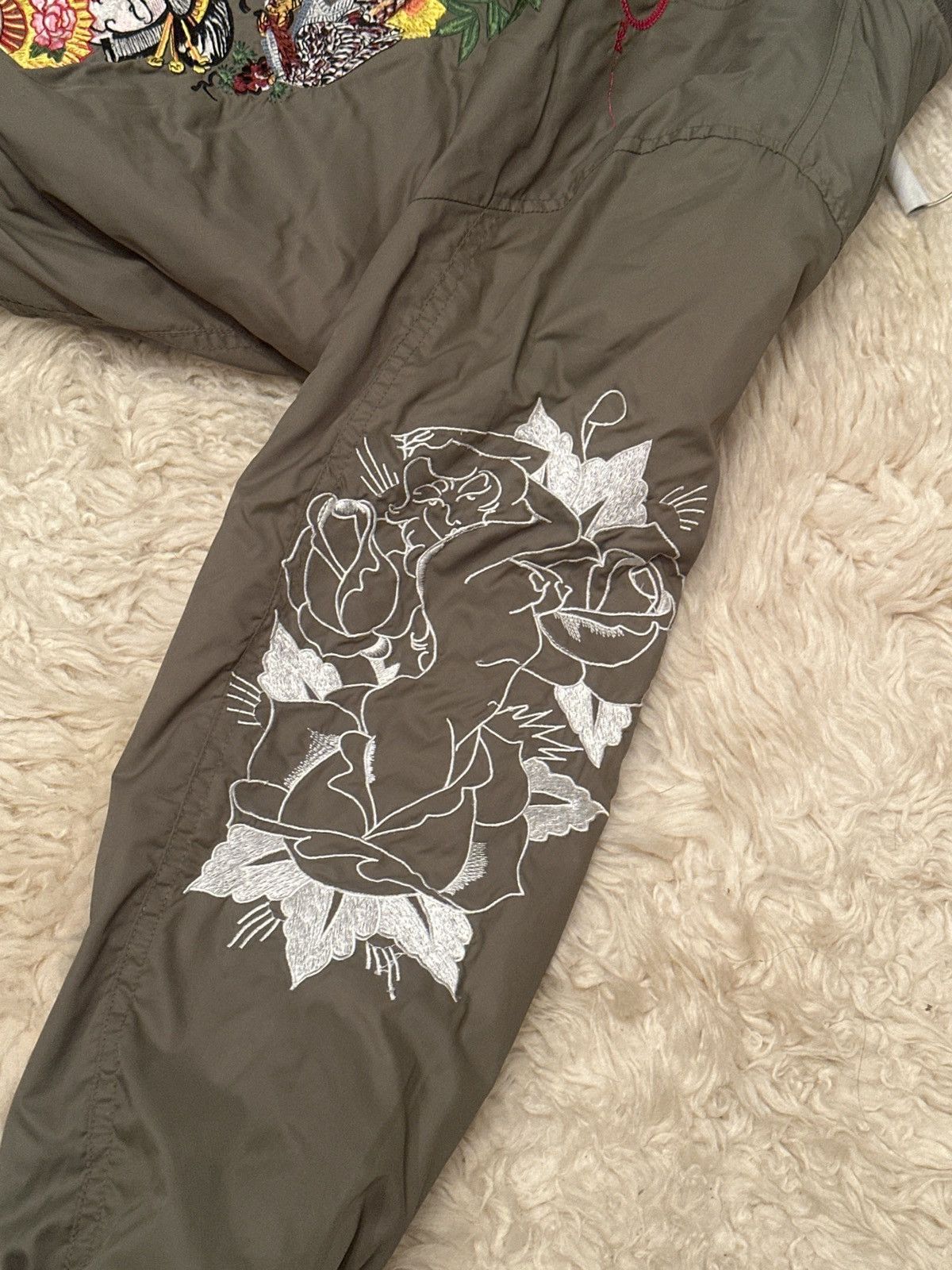 Ed Hardy × Japanese Brand × Vintage Ed Hardy rare design jacket Size M / US 6-8 / IT 42-44 - 5 Thumbnail