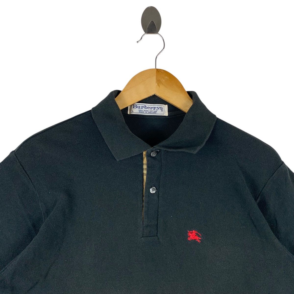 Burberry Vintage Burberrys of London Polo Shirt Size US L / EU 52-54 / 3 - 2 Thumbnail
