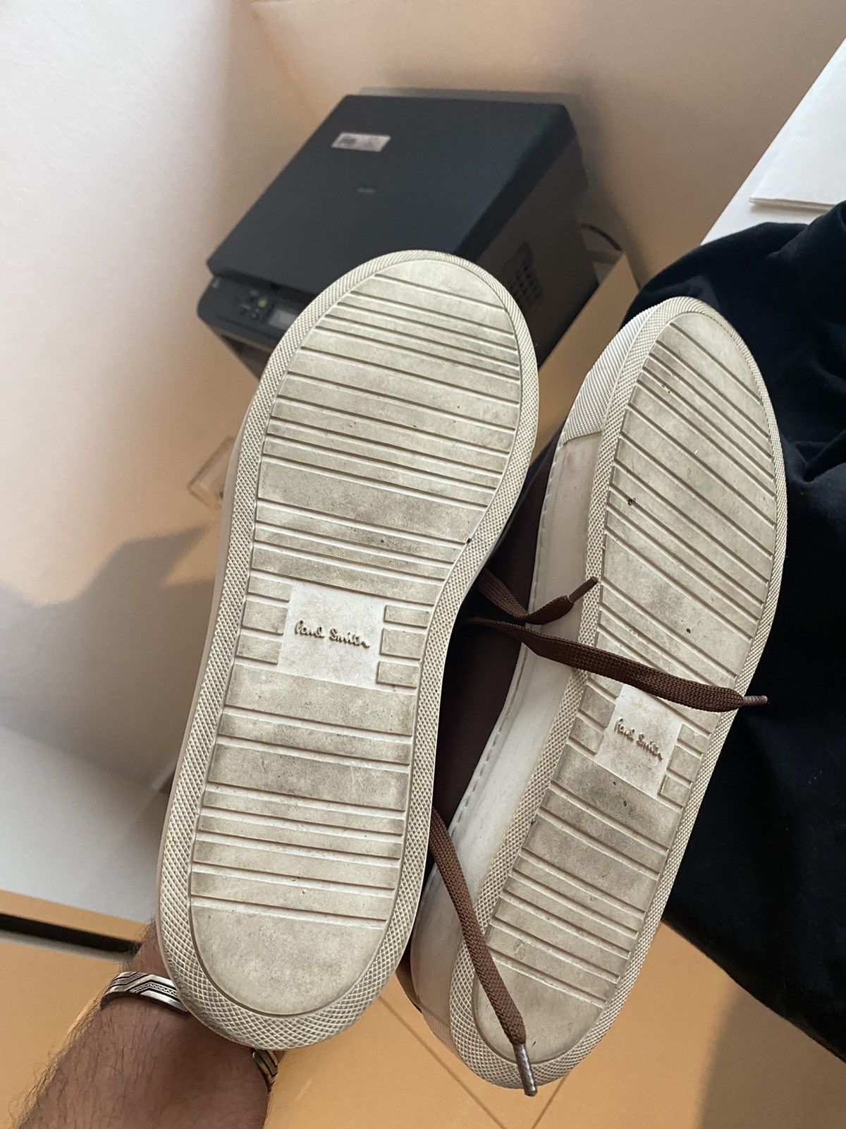 Paul Smith Paul Smith Brown Leather Sneaker Size US 11 / EU 44 - 7 Thumbnail