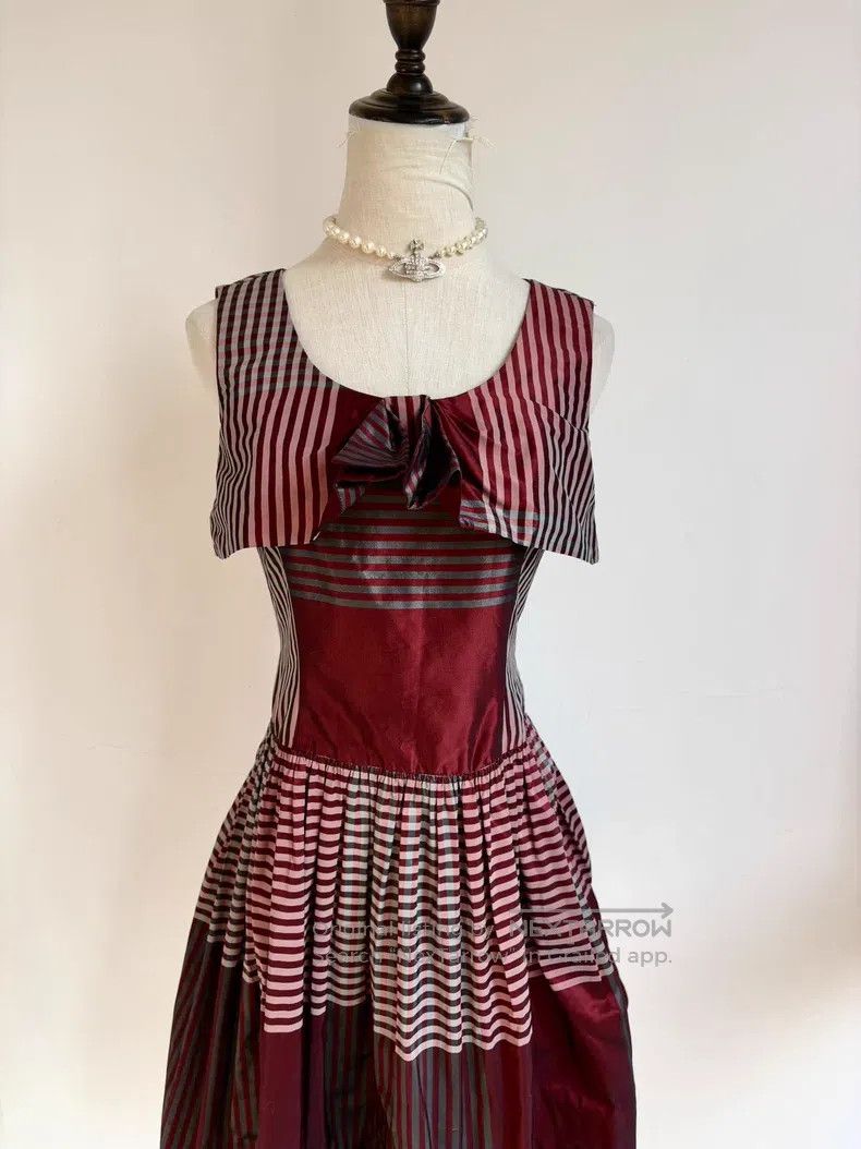 Vivienne Westwood Vivienne Westwood Red Plaid Patchwork Dress Evening Dress Size S / US 4 / IT 40 - 2 Thumbnail