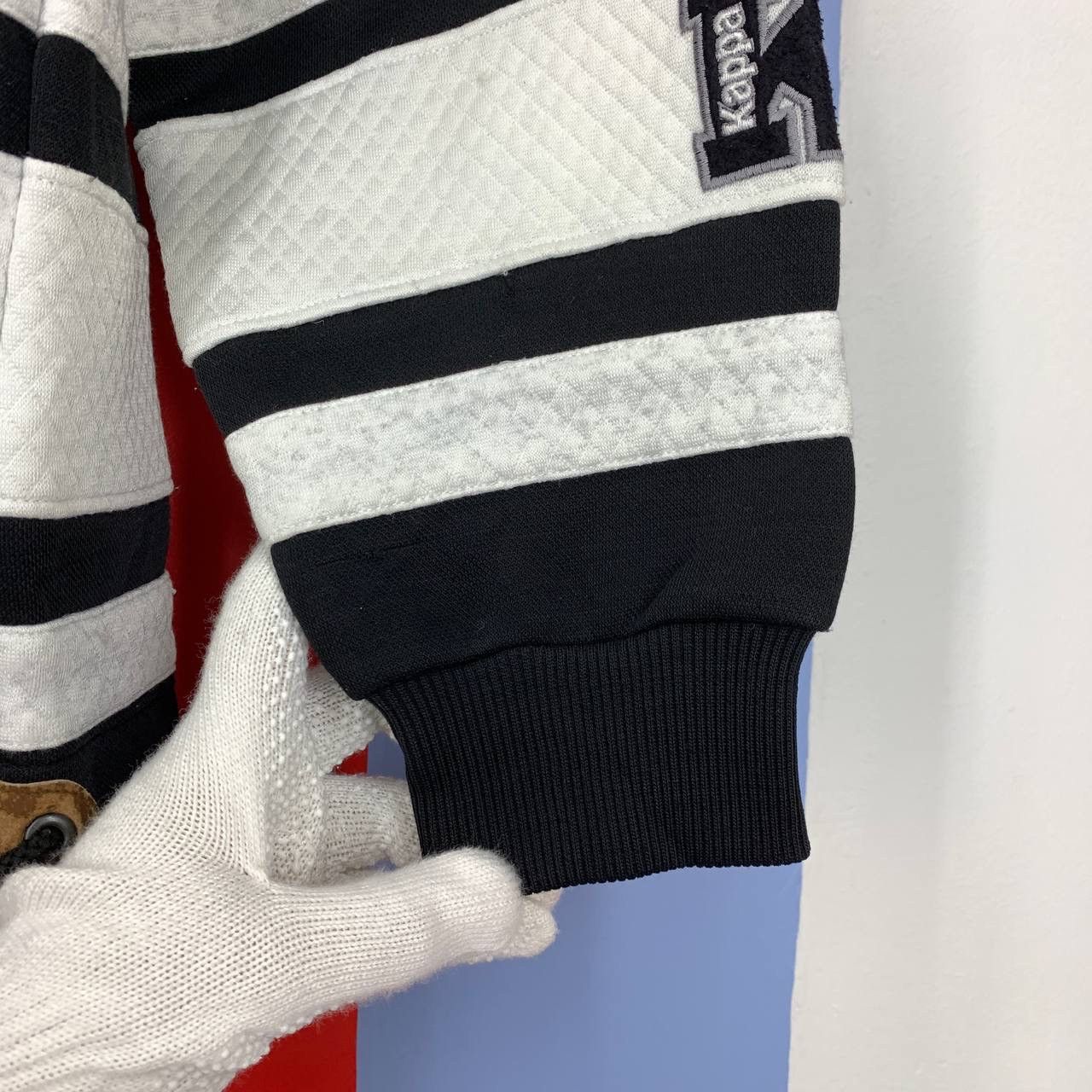 Kappa 90s Vintage KAPPA Polo Sweatshirt / Polo Rugby #2418-13 Size US L / EU 52-54 / 3 - 8 Thumbnail
