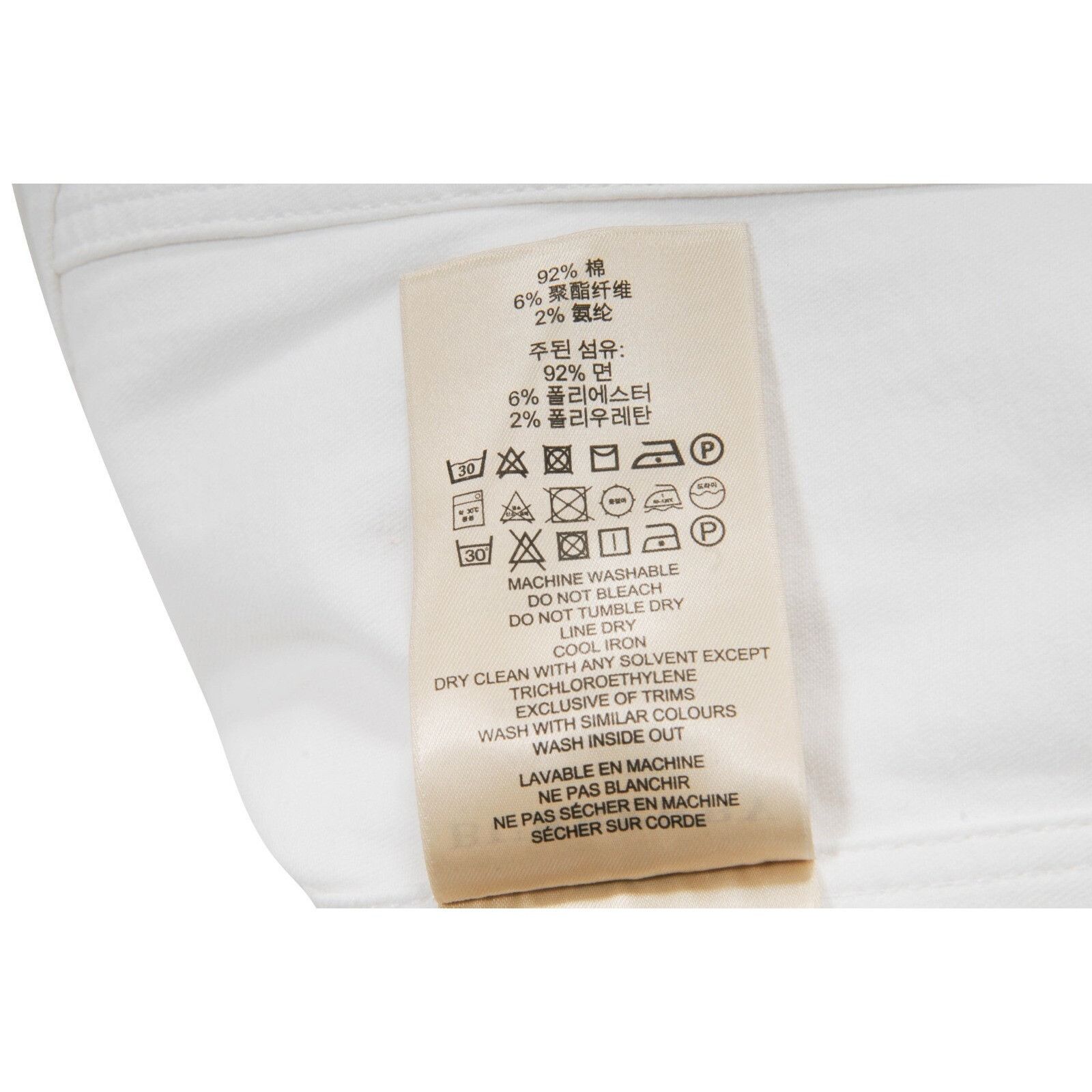 Burberry Burberry Brit Trucker Jean Jacket White Cotton Size S / US 4 / IT 40 - 9 Thumbnail