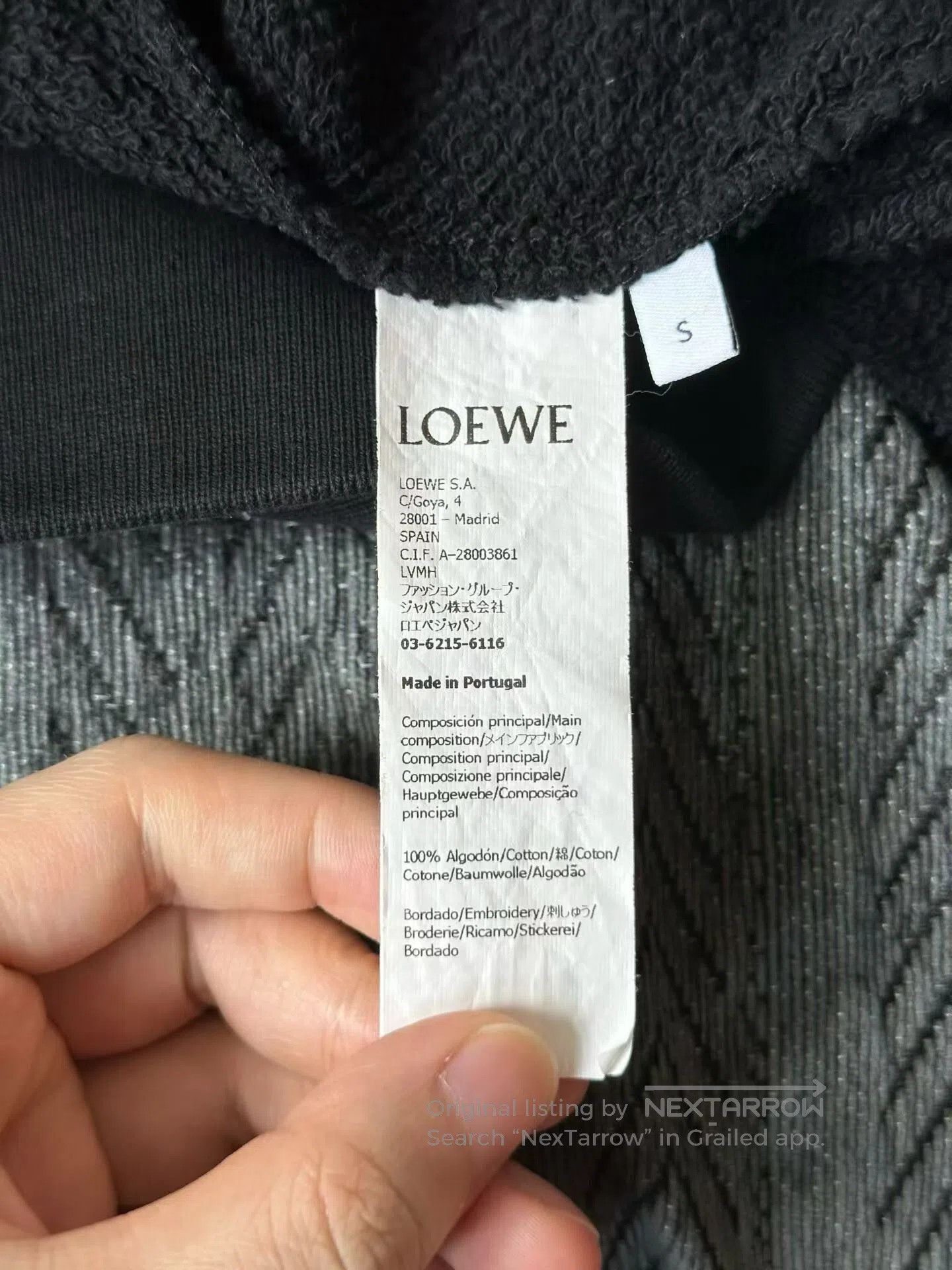 Loewe Loewe Topstitch Detail Hoodie. Size US S / EU 44-46 / 1 - 3 Thumbnail