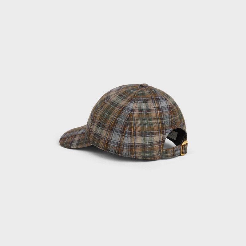 Celine o1bcso1str0126 2AUG4868X Size: OS/ Hat / Cap Kaki/Beige/Gris Size ONE SIZE - 4 Thumbnail