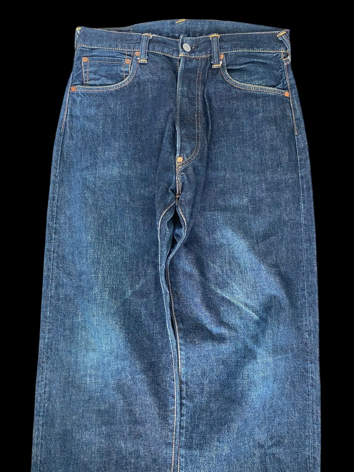 Evisu Evisu by Yamane Baggy Blue Selvedge Denim Daicock Big Logo Size US 32 / EU 48 - 11 Thumbnail