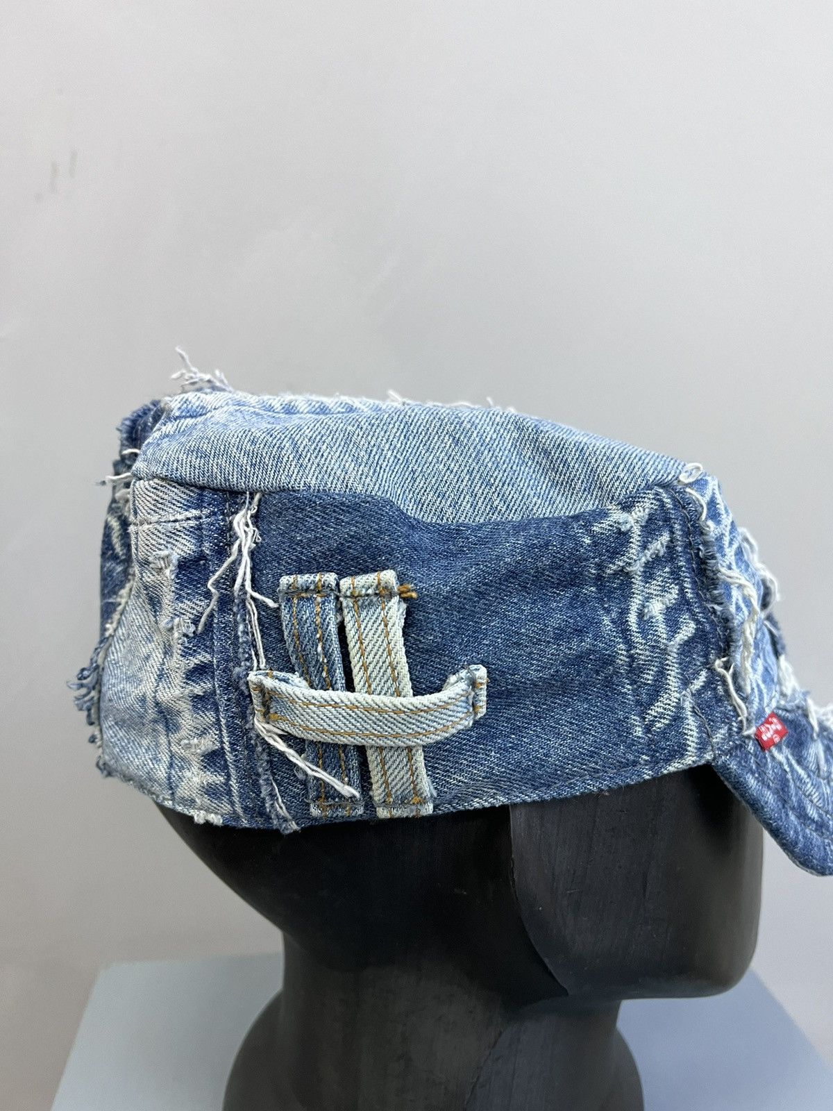 Levi's VINTAGE REWORKED PATCHWORK JUNYA WATANABE STYLE CAP HAT Size ONE SIZE - 11 Thumbnail
