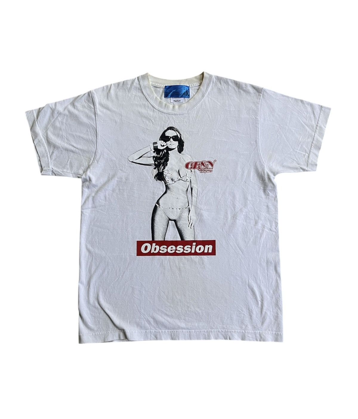 CRAZY Y2K OBSESSION WOMEN ART POEM TEE HYSTERIC