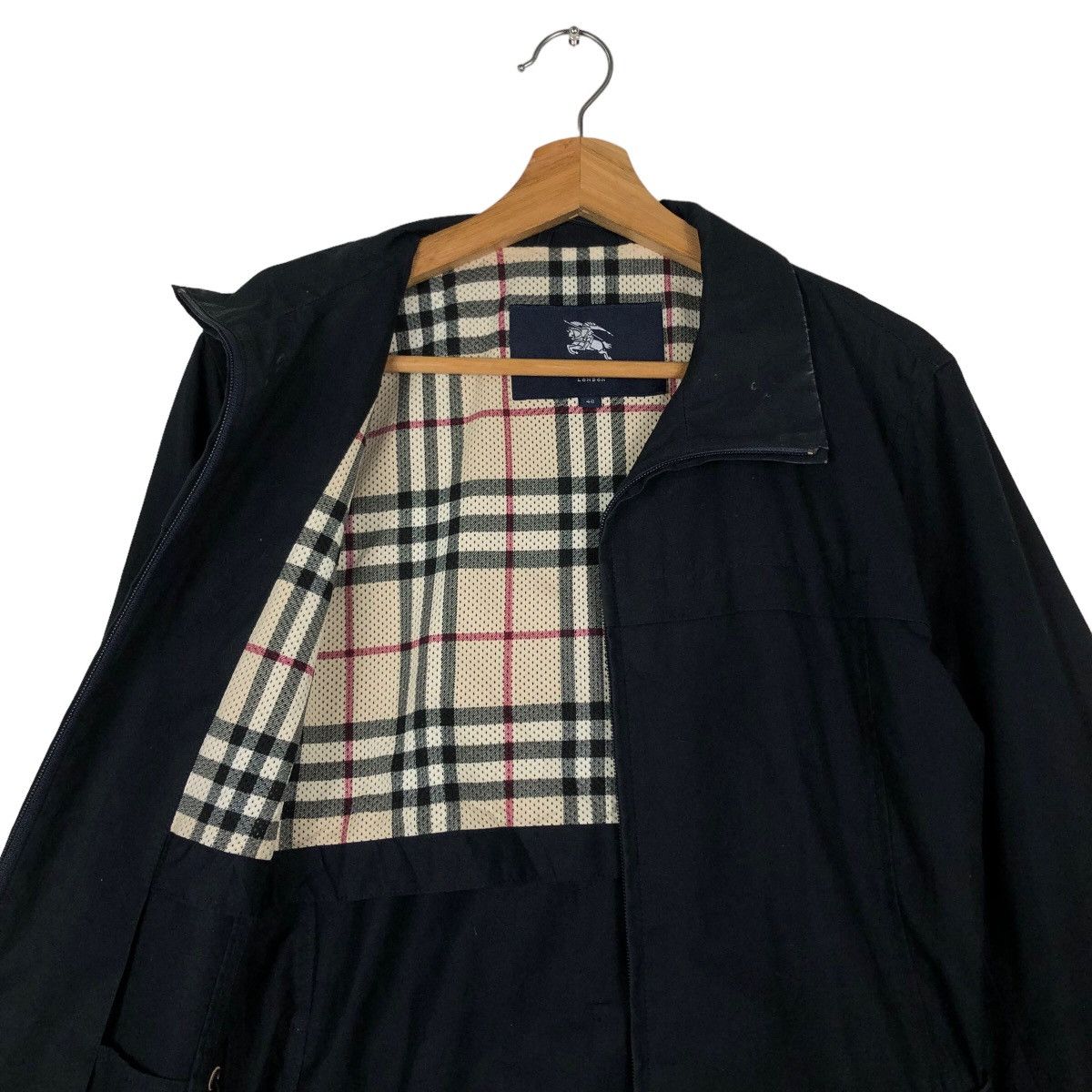 Burberry 🔥90’s Vintage Burberry London Jacket Nova Check Size US M / EU 48-50 / 2 - 9 Thumbnail