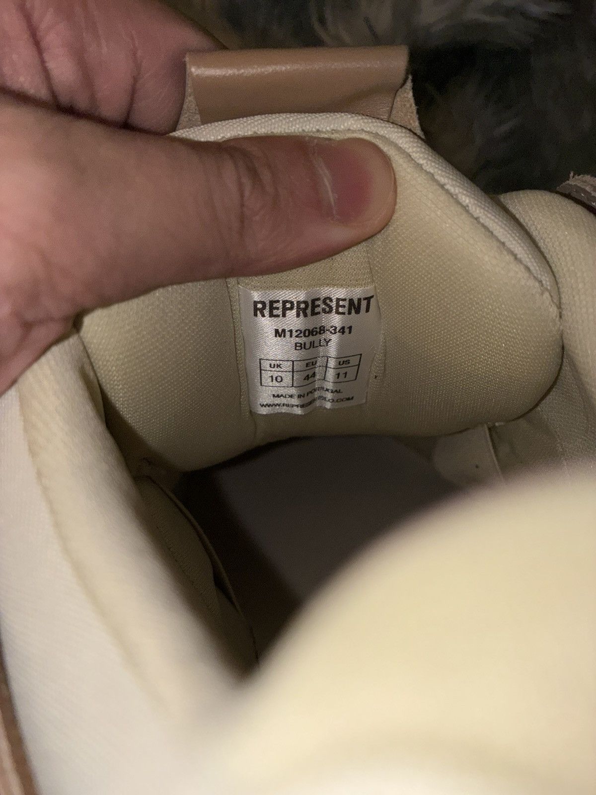 Represent Clo. REPRESENT Bully Sneaker Pink & Sesame Size US 11 / EU 44 - 6 Thumbnail
