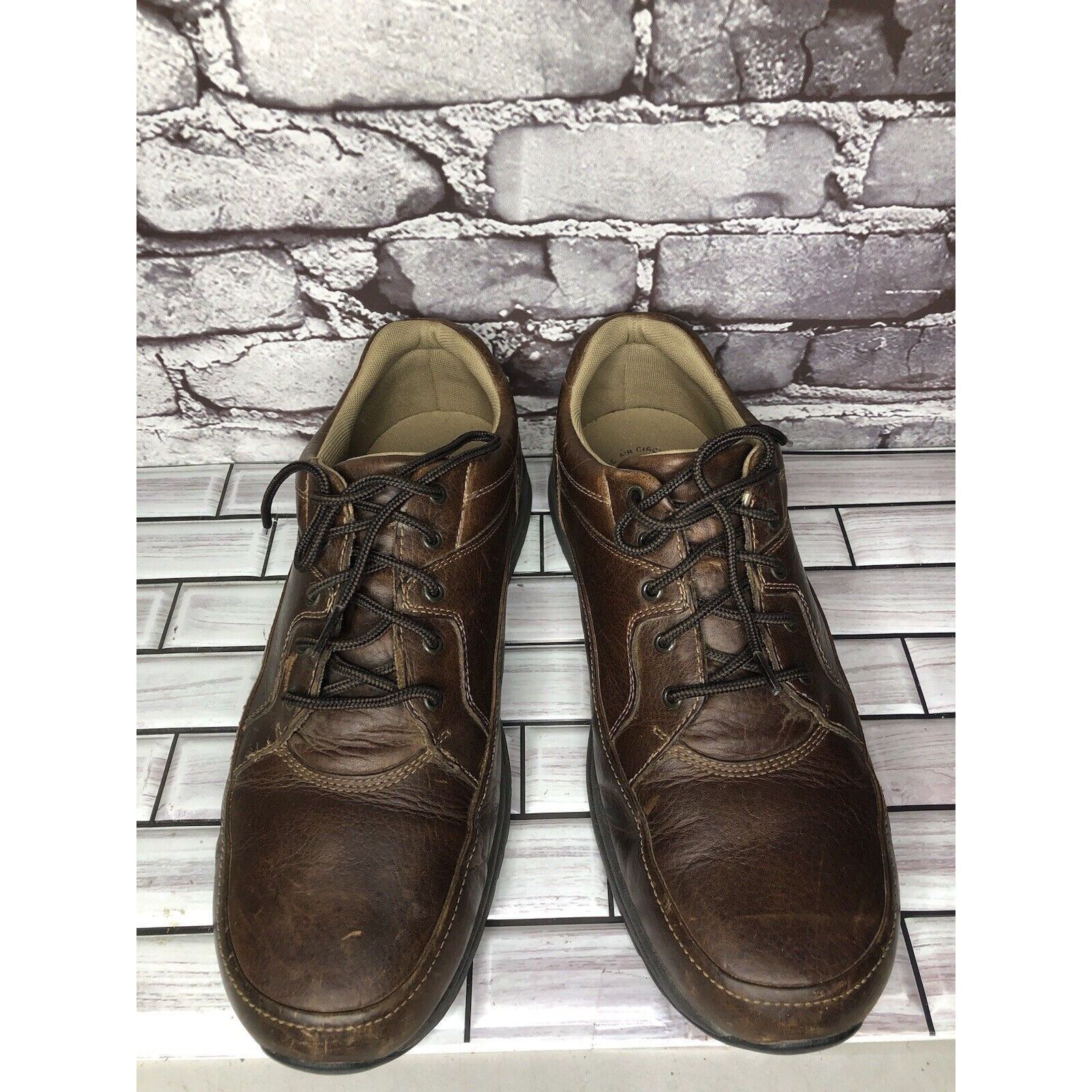 Rockport Rockport APM33603 Prowalker Brown Leather Walking Casual Sho Size US 11.5 / EU 44-45 - 2 Thumbnail