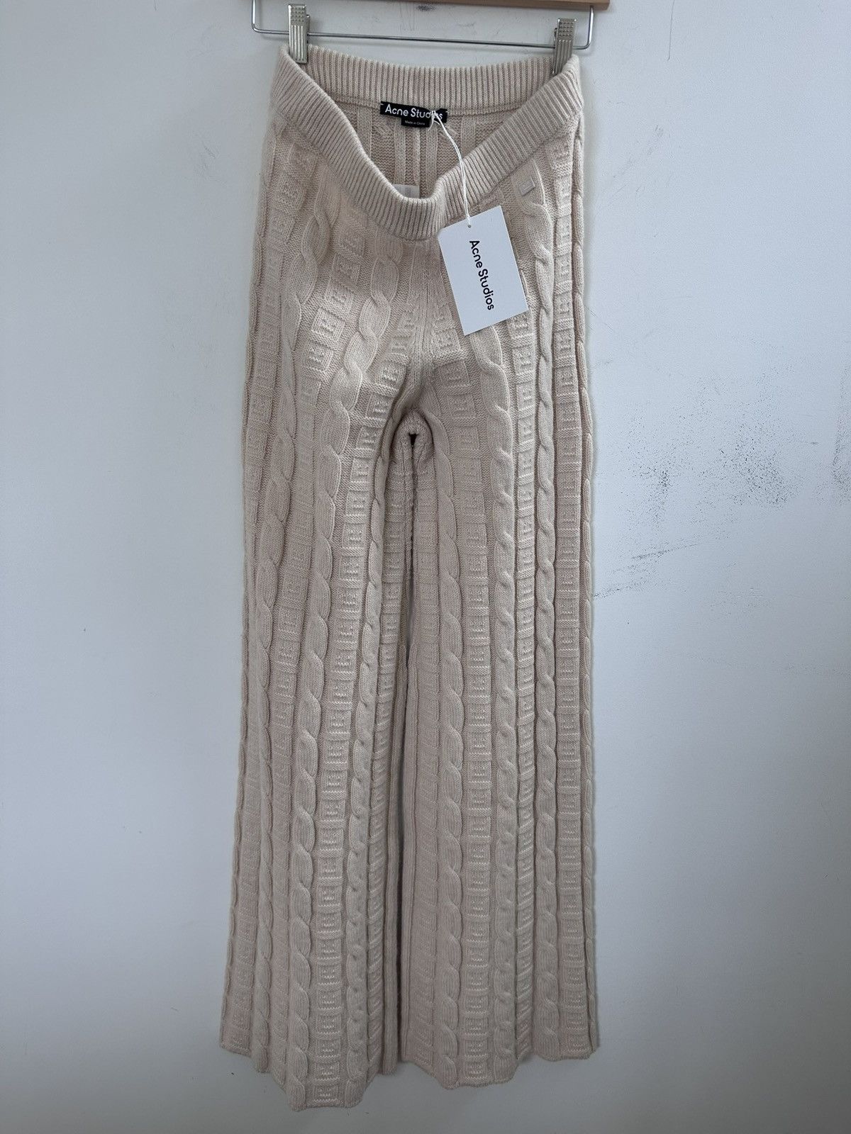 Acne Studios Acne Studios Cable Wool Trousers - New Size US 28 / EU 44 - 2 Thumbnail