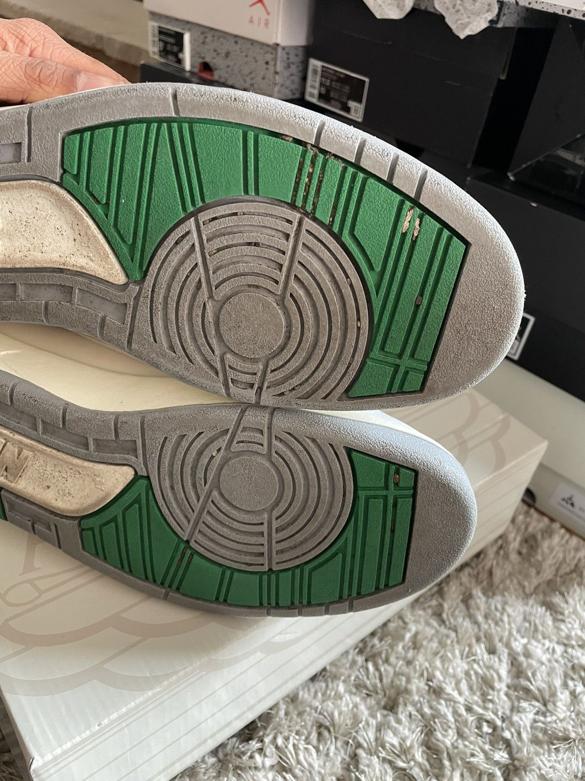 Jordan Brand Jordan 2 Lucky Green Size US 11 / EU 44 - 9 Thumbnail