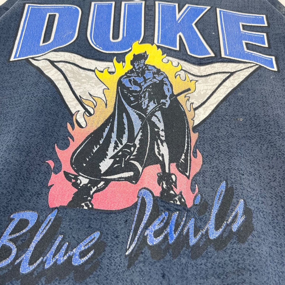 NCAA × Vintage Vintage 90s DUKE Blue Devils Sweatshirt Size US M / EU 48-50 / 2 - 6 Thumbnail