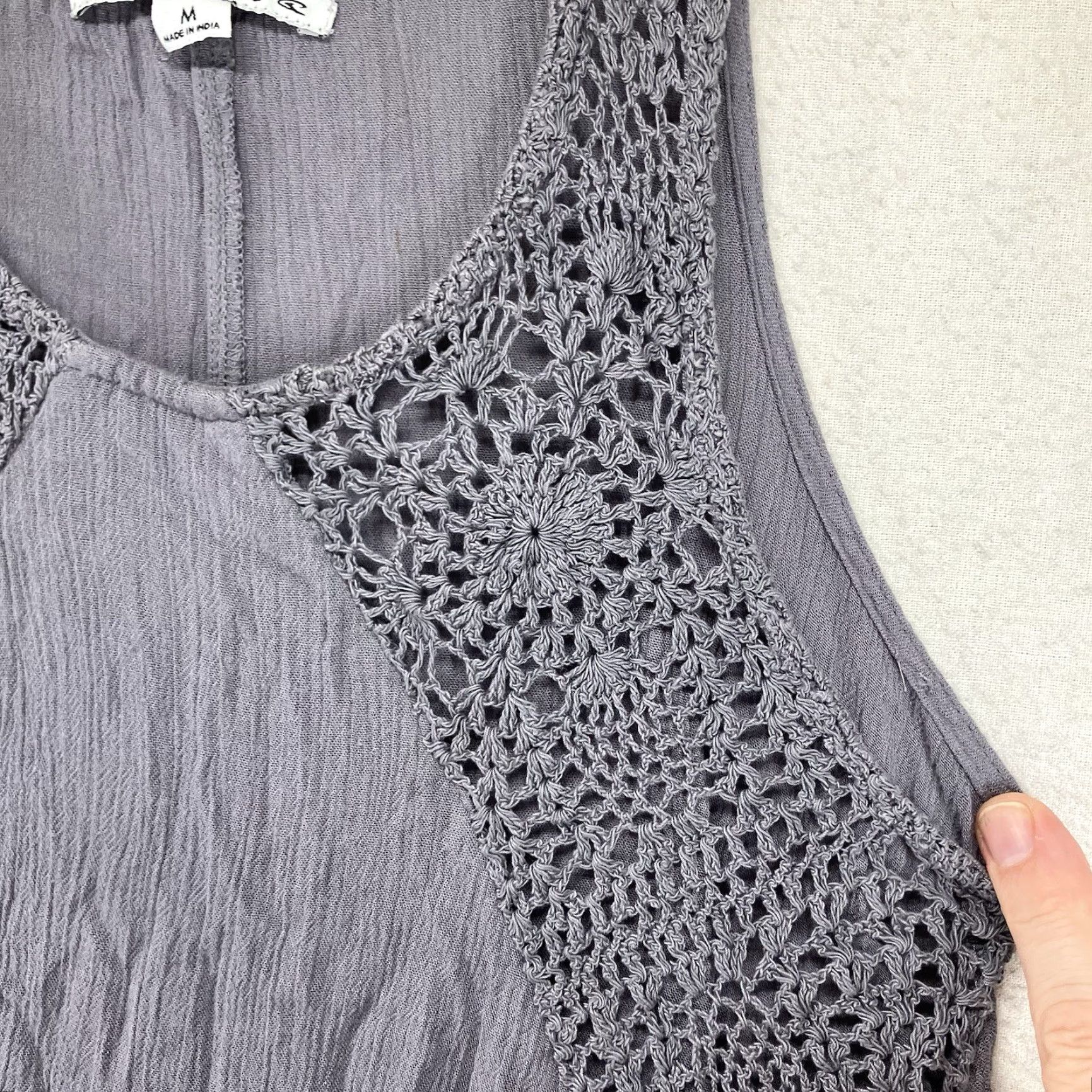 O'Neill VINTAGE O'NEILL Women’s Saltwater Cover Up Mini Dress Medium Gray Swimsuit Beach Vacation Pool Party Size M / US 6-8 / IT 42-44 - 6 Thumbnail