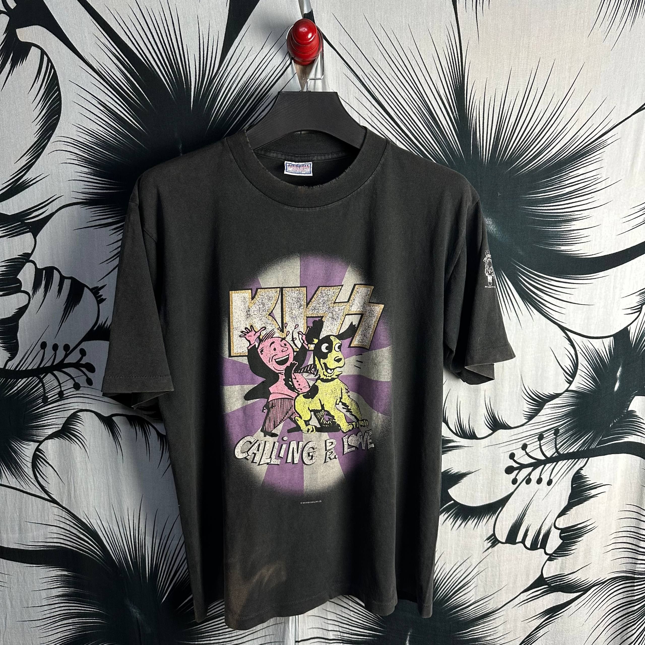 メンズ KISS calling Dr. LOVE tシャツ XL ヴィンテージ