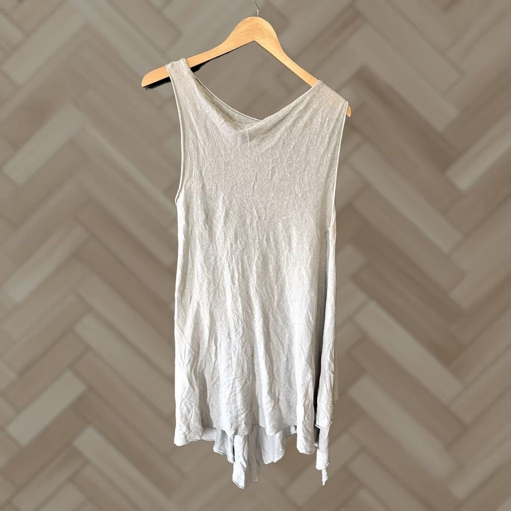 Vintage Stella Carakasi Womens Gray Sleeveless Slip Dress S/M Size S / US 4 / IT 40 - 1 Thumbnail
