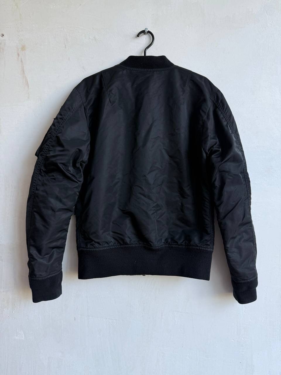 Schott Schott NYC American College Nylon Mens Black Bomber Jacket M Size US M / EU 48-50 / 2 - 7 Thumbnail