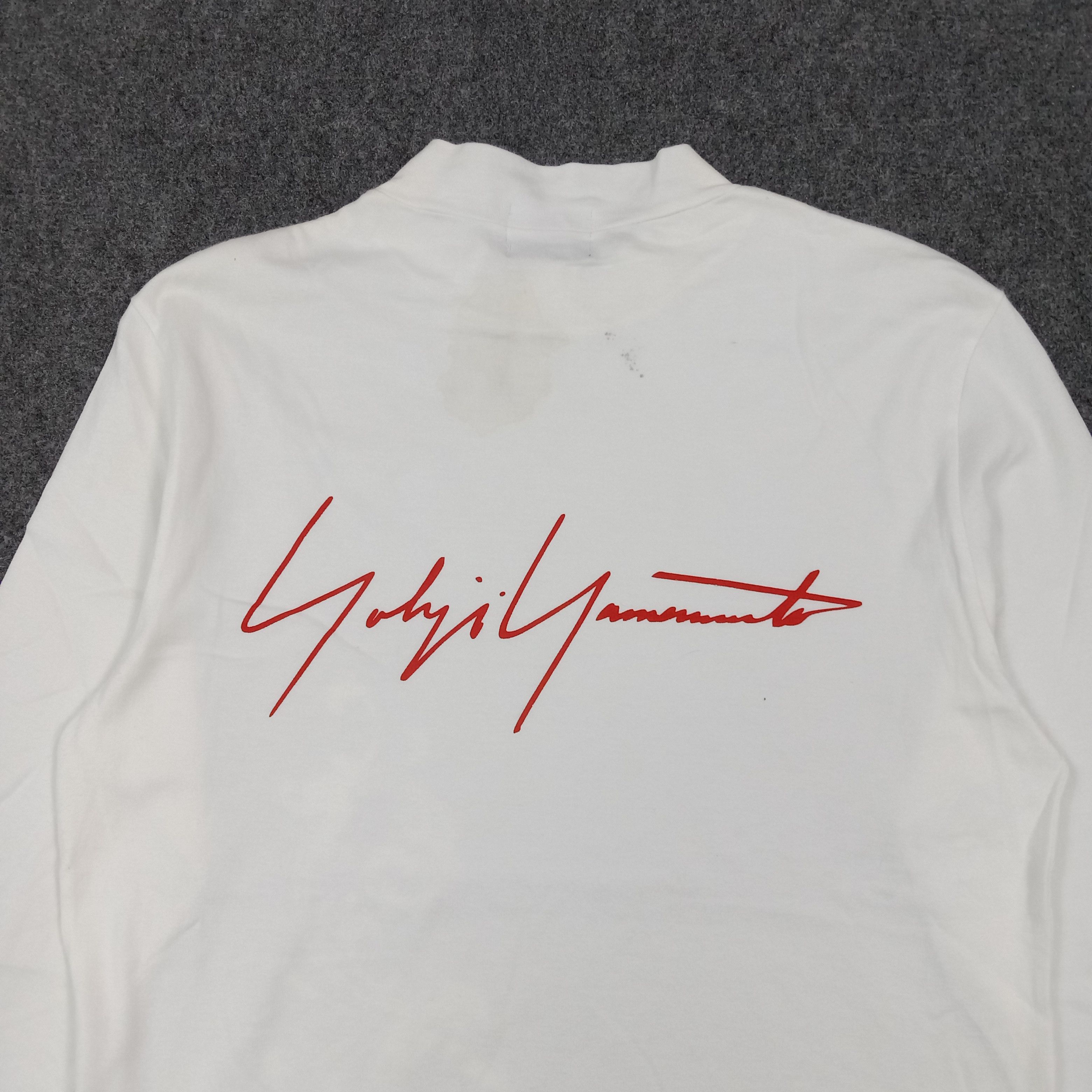 Yohji Yamamoto Yohji Yamamoto A.A.R Custom Red Logo Tshirt C276N42 Size US M / EU 48-50 / 2 - 2 Thumbnail