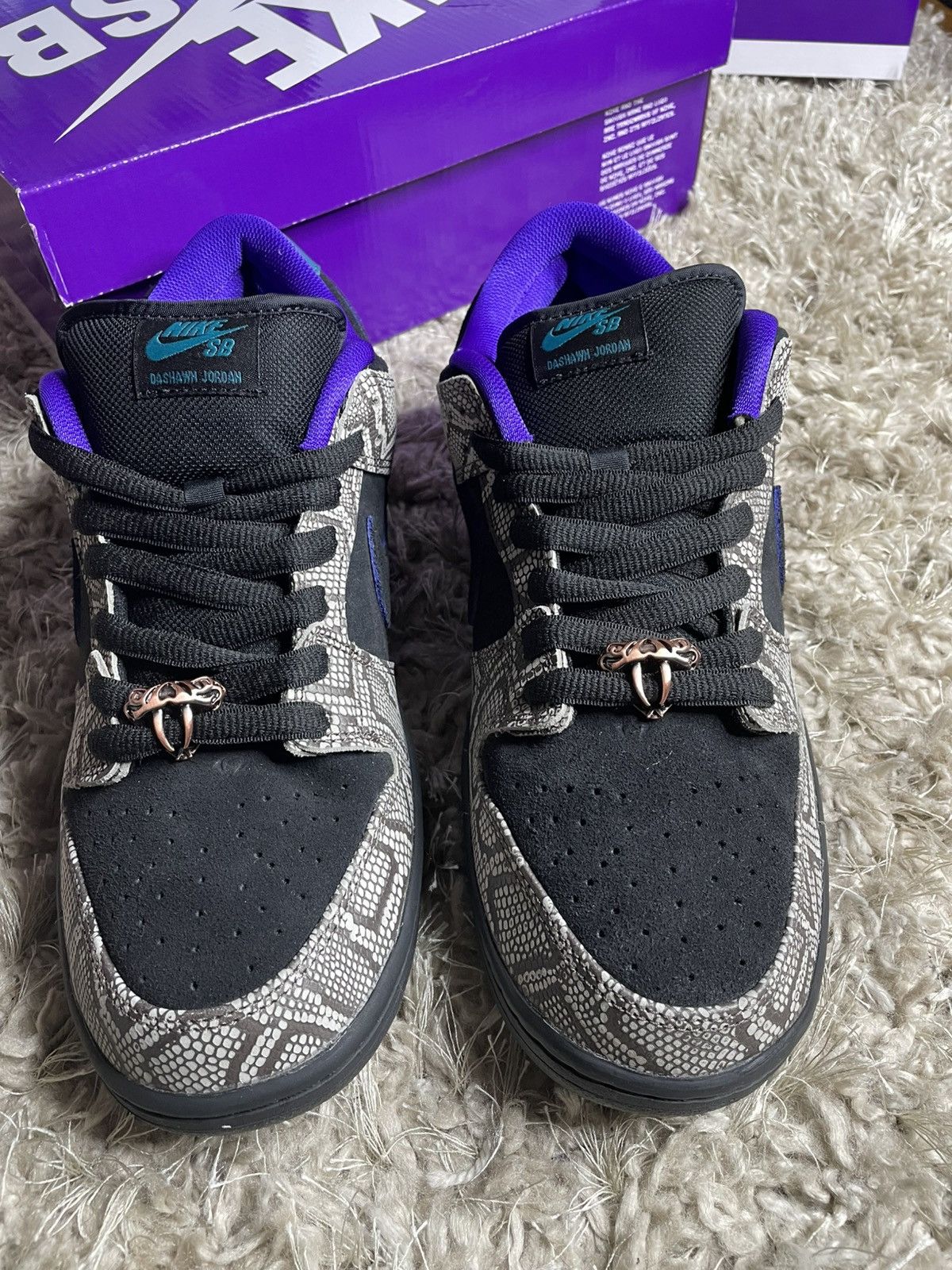 Nike SB Deshawn Jordan x Nike Dunk Low Sb Copperhead Size US 10.5 / EU 43-44 - 4 Thumbnail