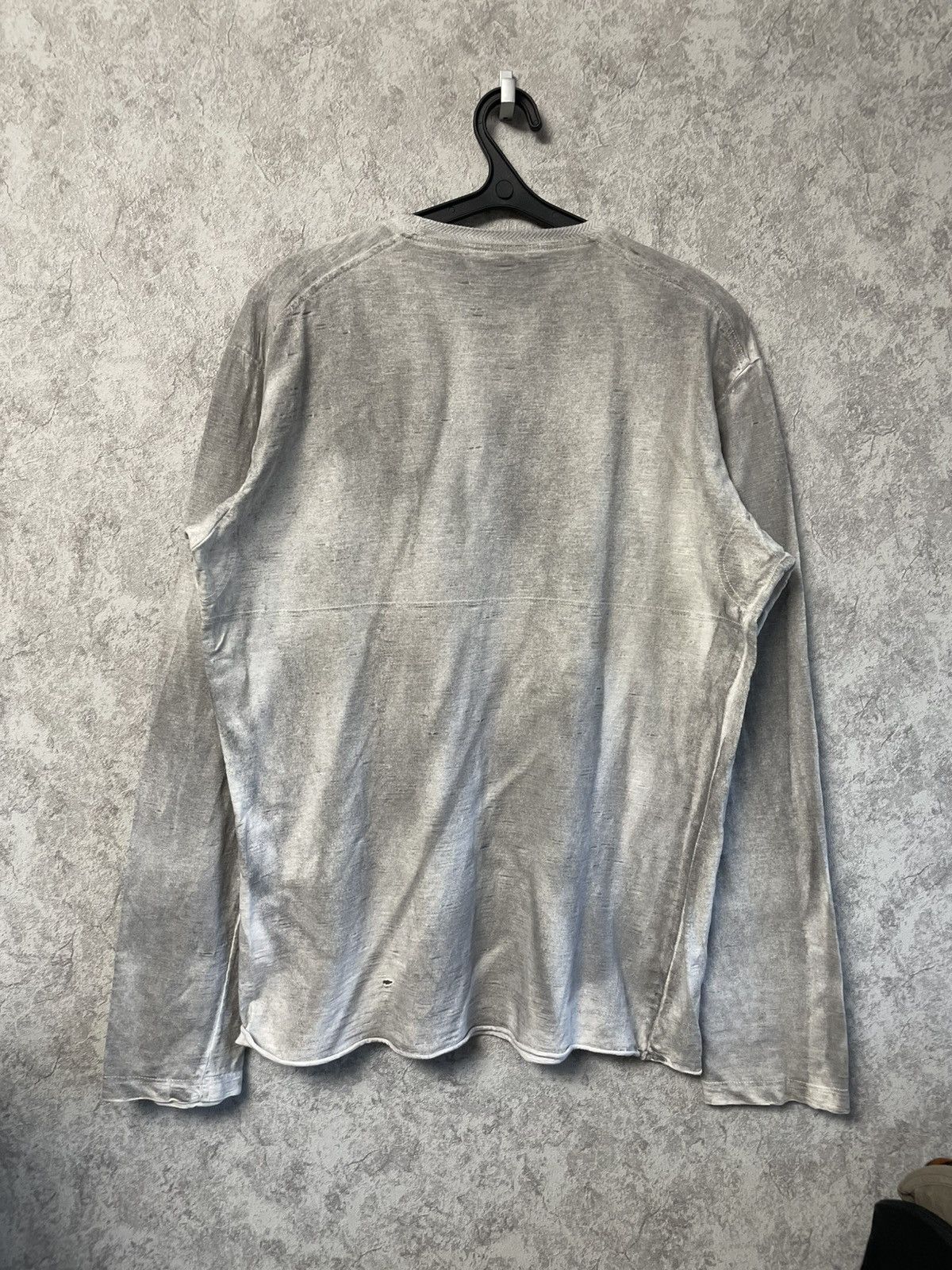 Diesel Vintage Diesel Distressed Long Sleeve Made In Italy Y2K 90s Size US XXL / EU 58 / 5 - 13 Thumbnail
