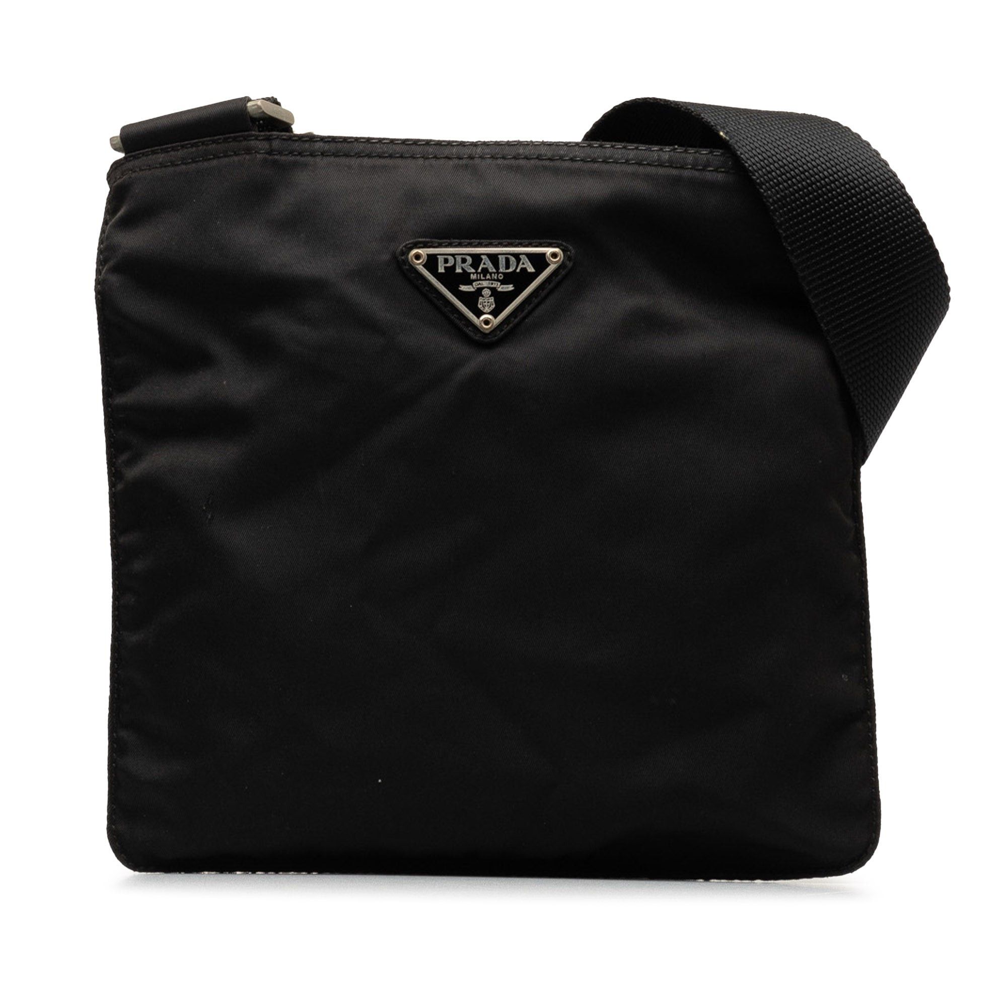 image of Prada Tessuto Crossbody Crossbody Bag in Black, Women's